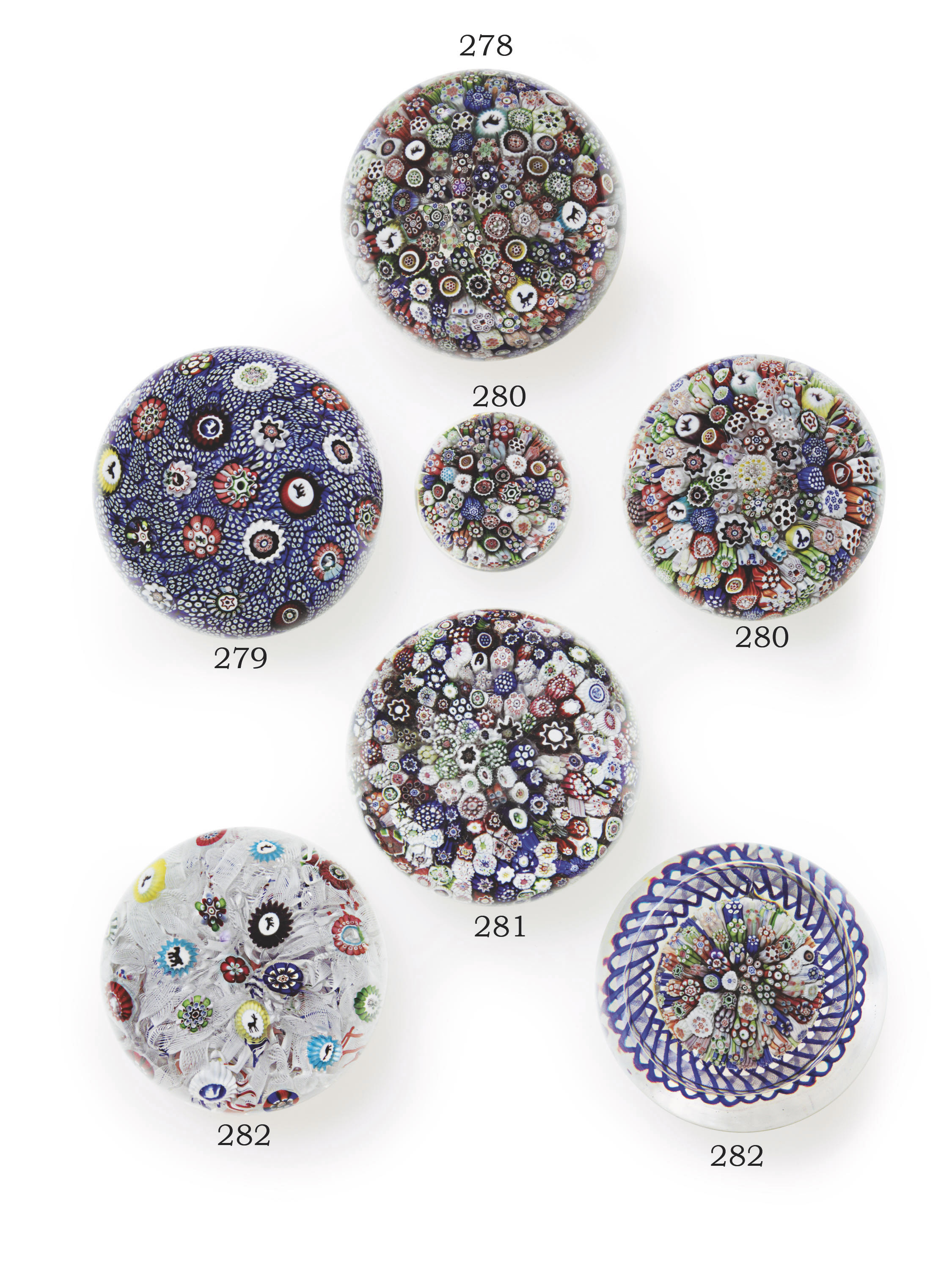 A BACCARAT GLASS SIGNED AND DATED BLUE CARPET GROUND WEIGHT , SIGNED