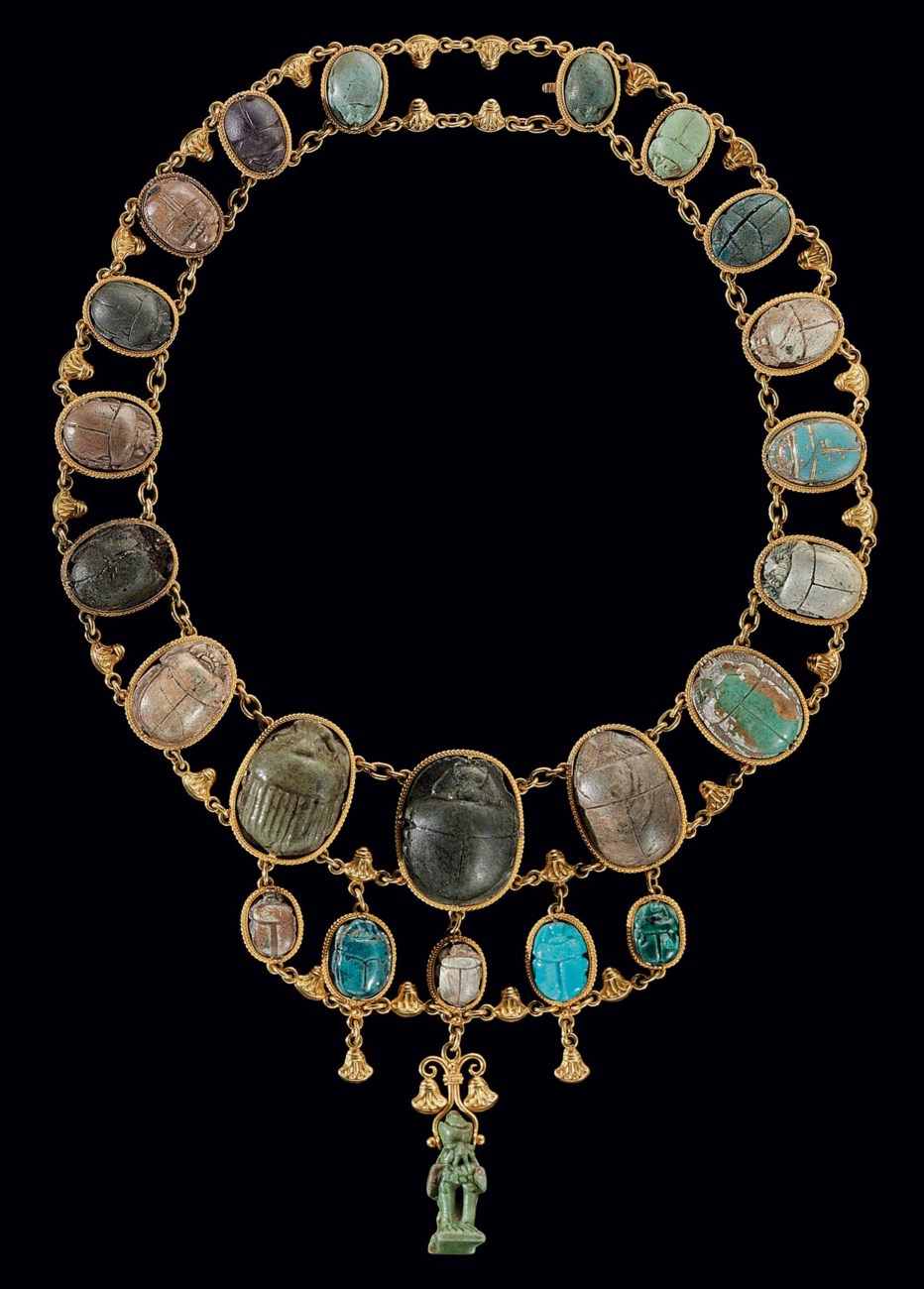 TWENTY-TWO EGYPTIAN SCARABS , MIDDLE KINGDOM TO PTOLEMAIC PERIOD, CIRCA ...