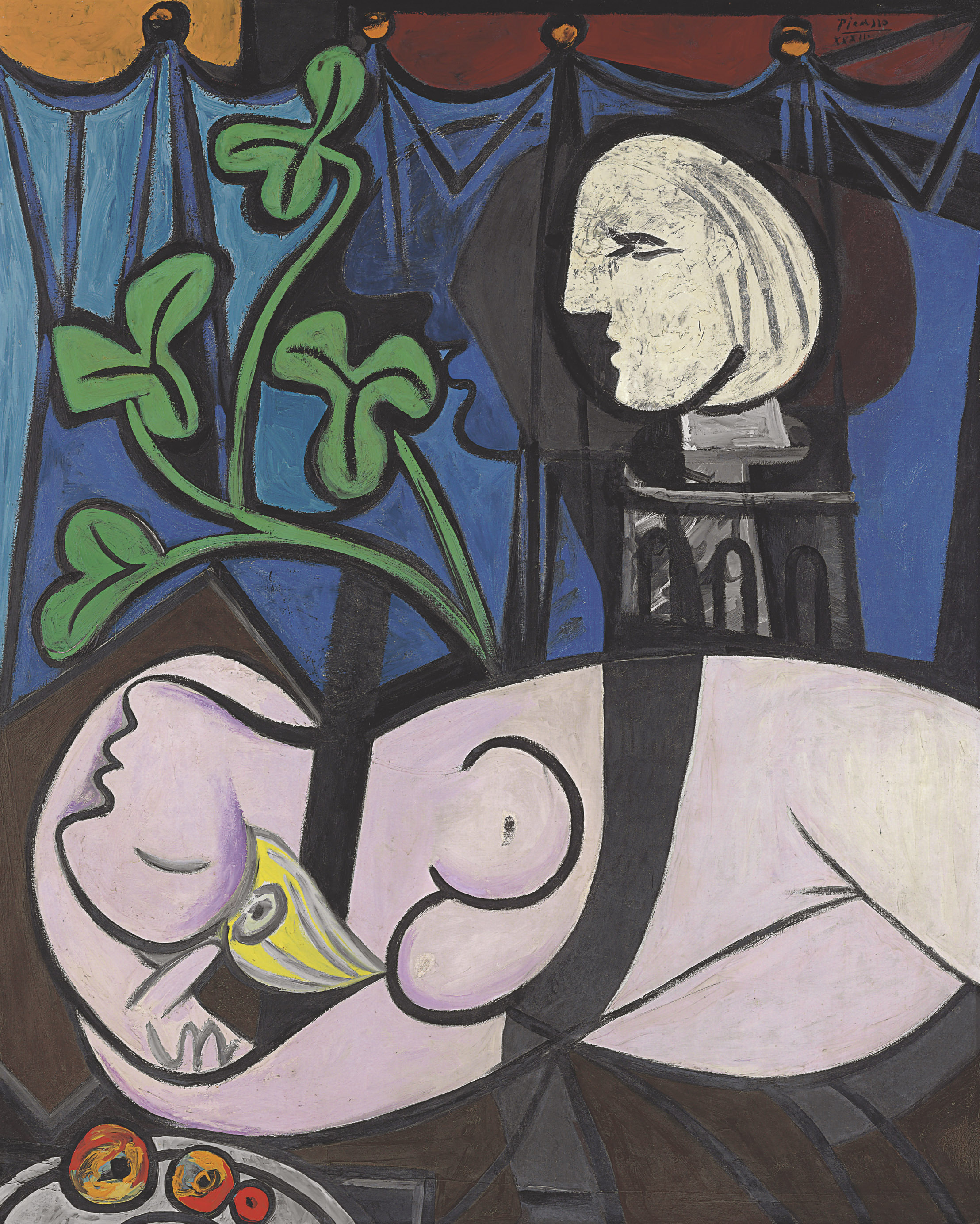 Pablo Picasso 1881 1973 Nude Green Leaves And Bust 20th