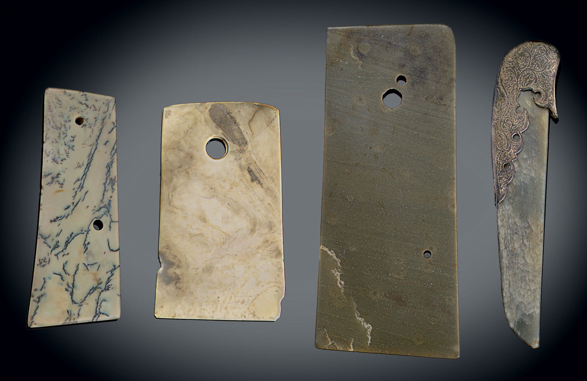 THREE JADE BLADES , 2ND MILLENIUM BC Christie's