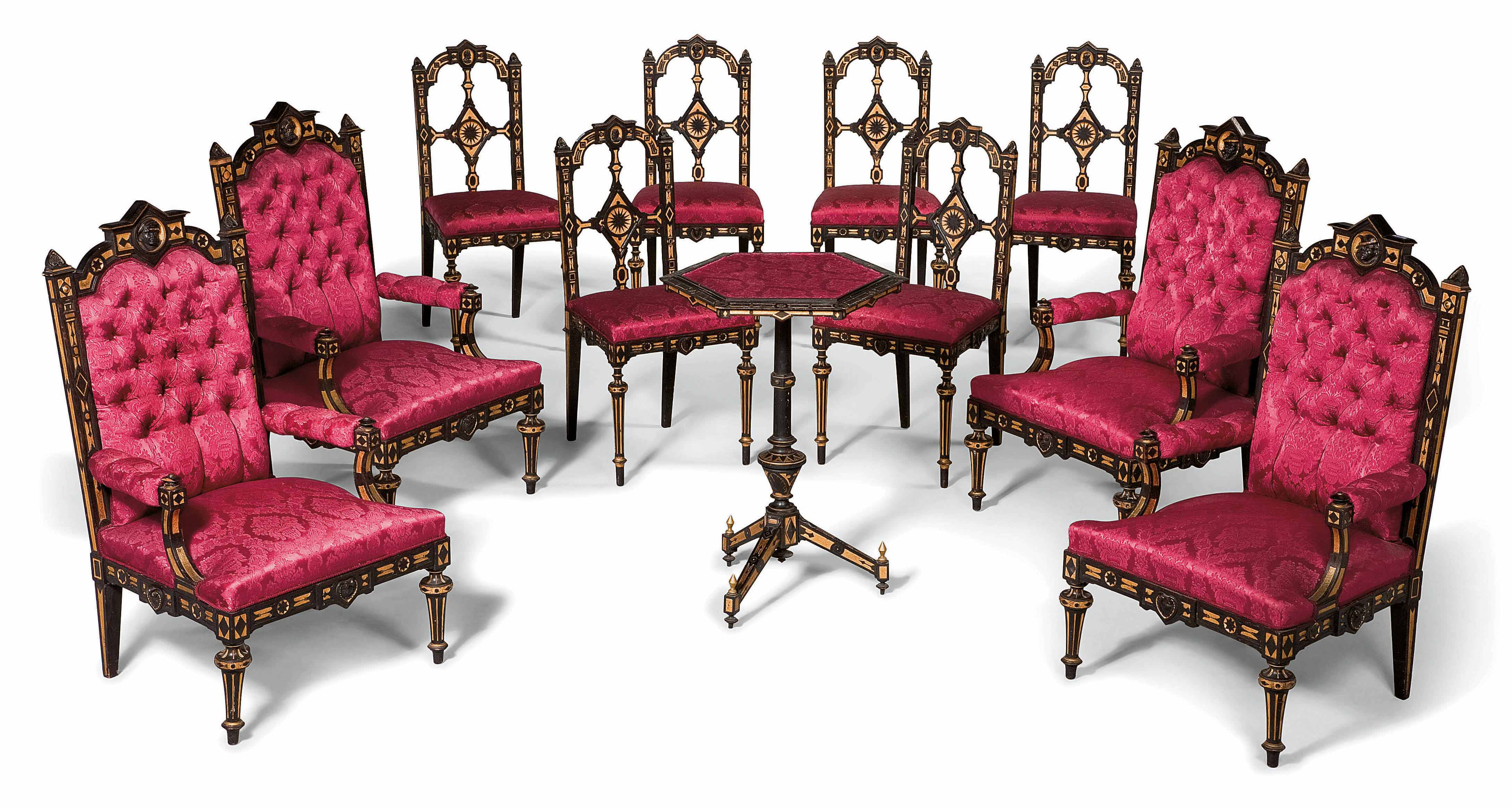 MOBILIER DE SALON D'EPOQUE NAPOLEON III , SECONDE MOITIE ...