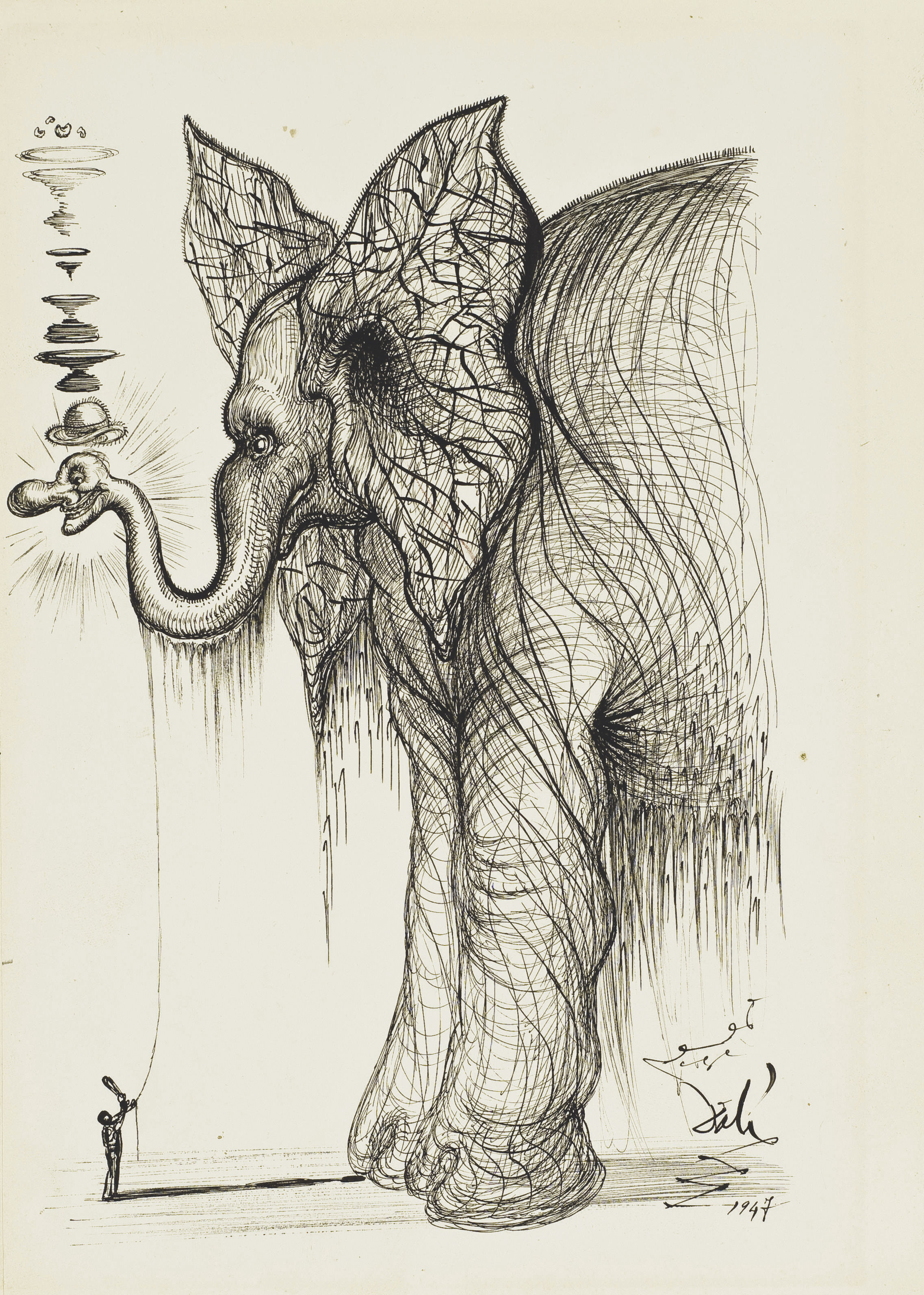 Salvador Dali 1904 1989 Eléphant Christies