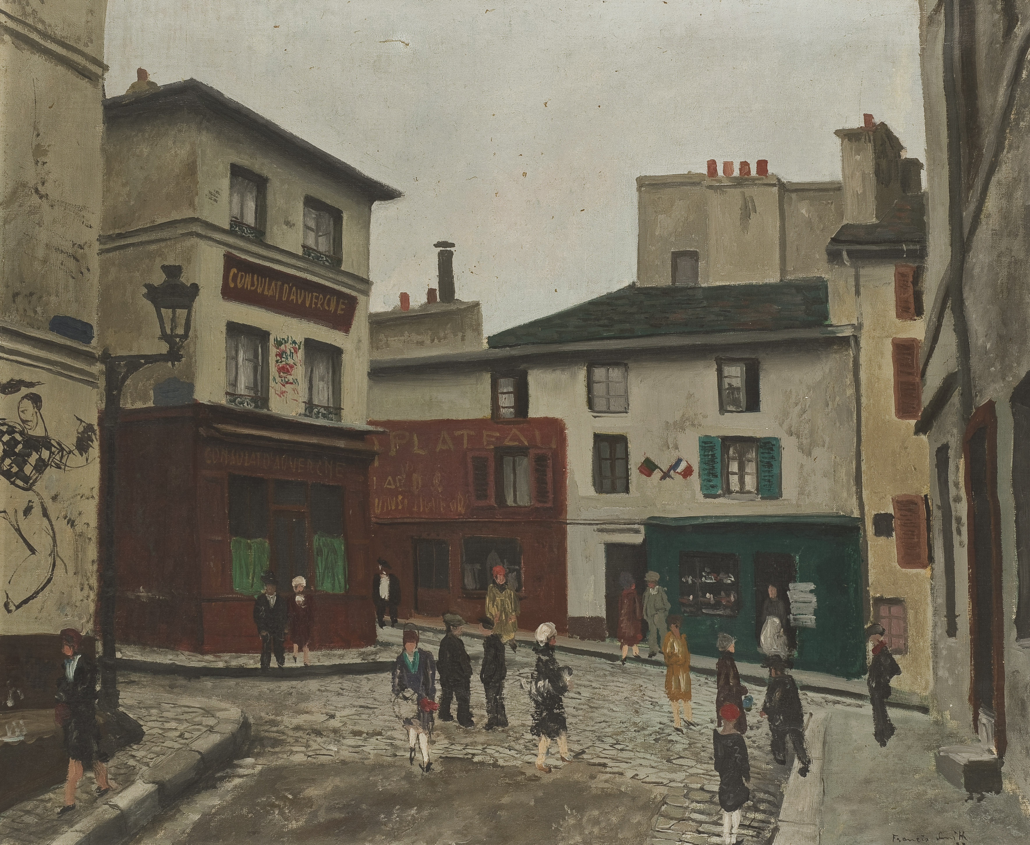 Tableau Toile 'Le Quai Des Grands-Augustins, Printemps' D'Albert Marquet - Cadre Prêt à Accrocher, Neuf