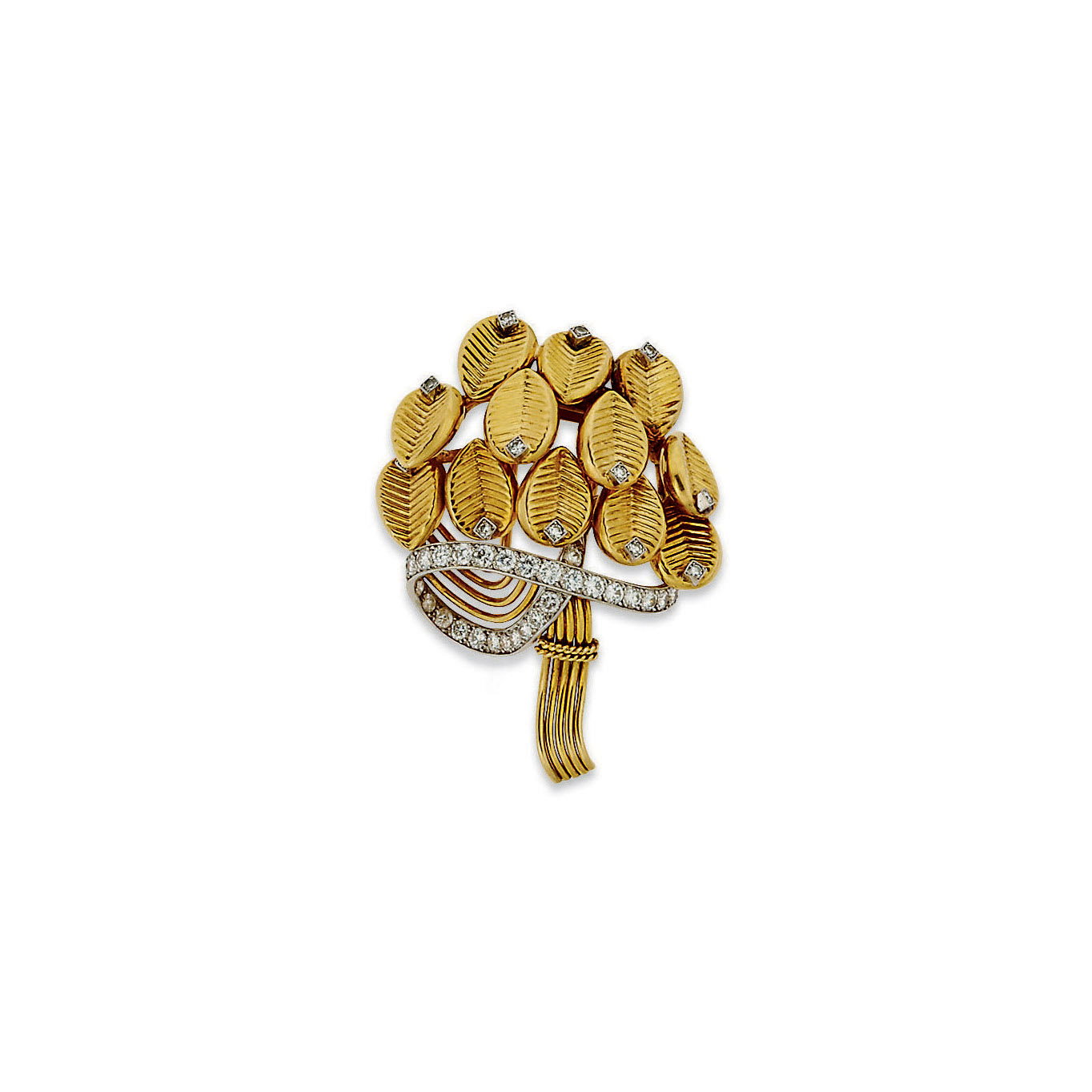 BROCHE EN OR, PAR CARTIER