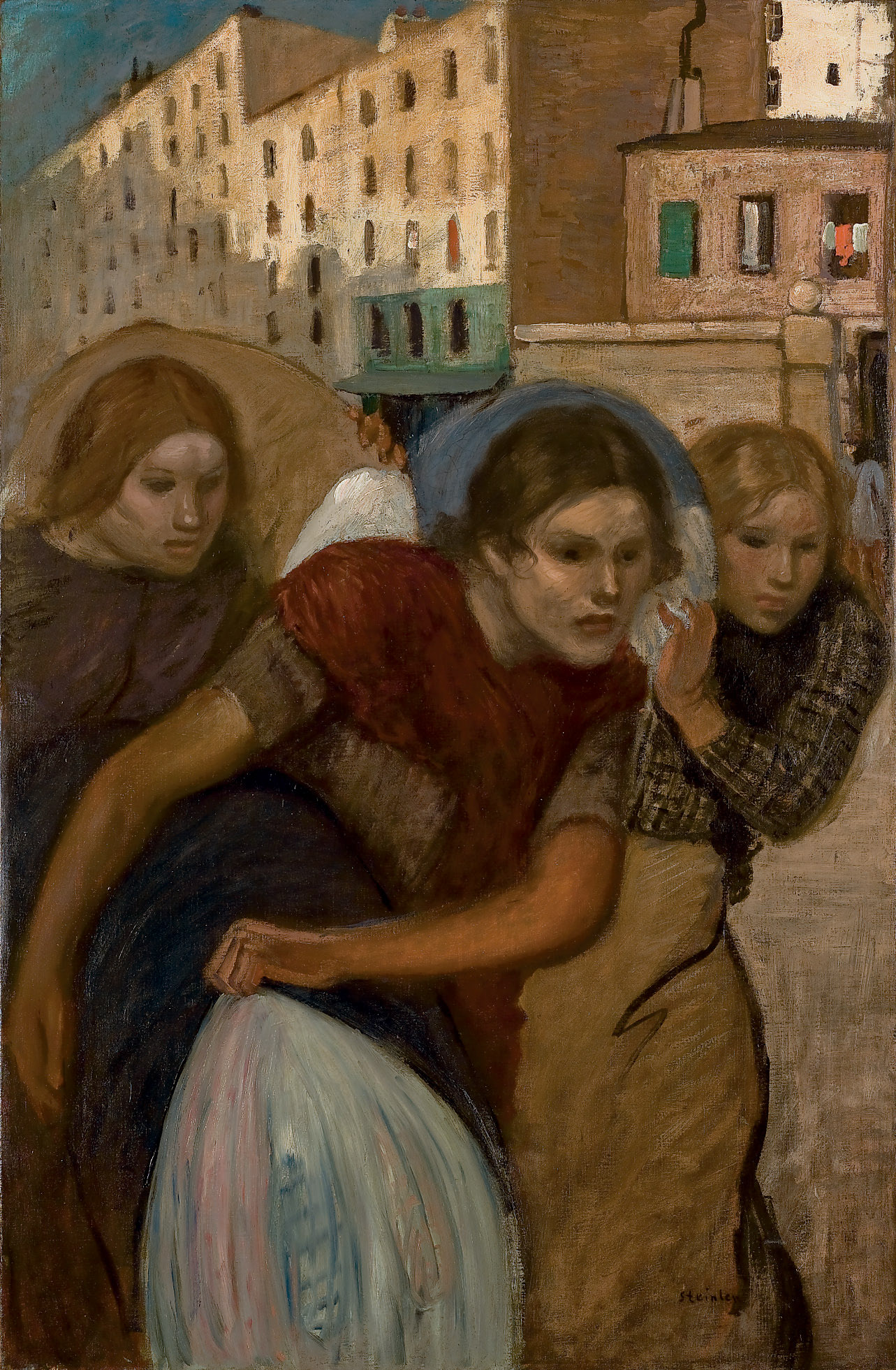 THEOPHILEALEXANDRE STEINLEN (18591923) , Les Blanchisseuses Christie's