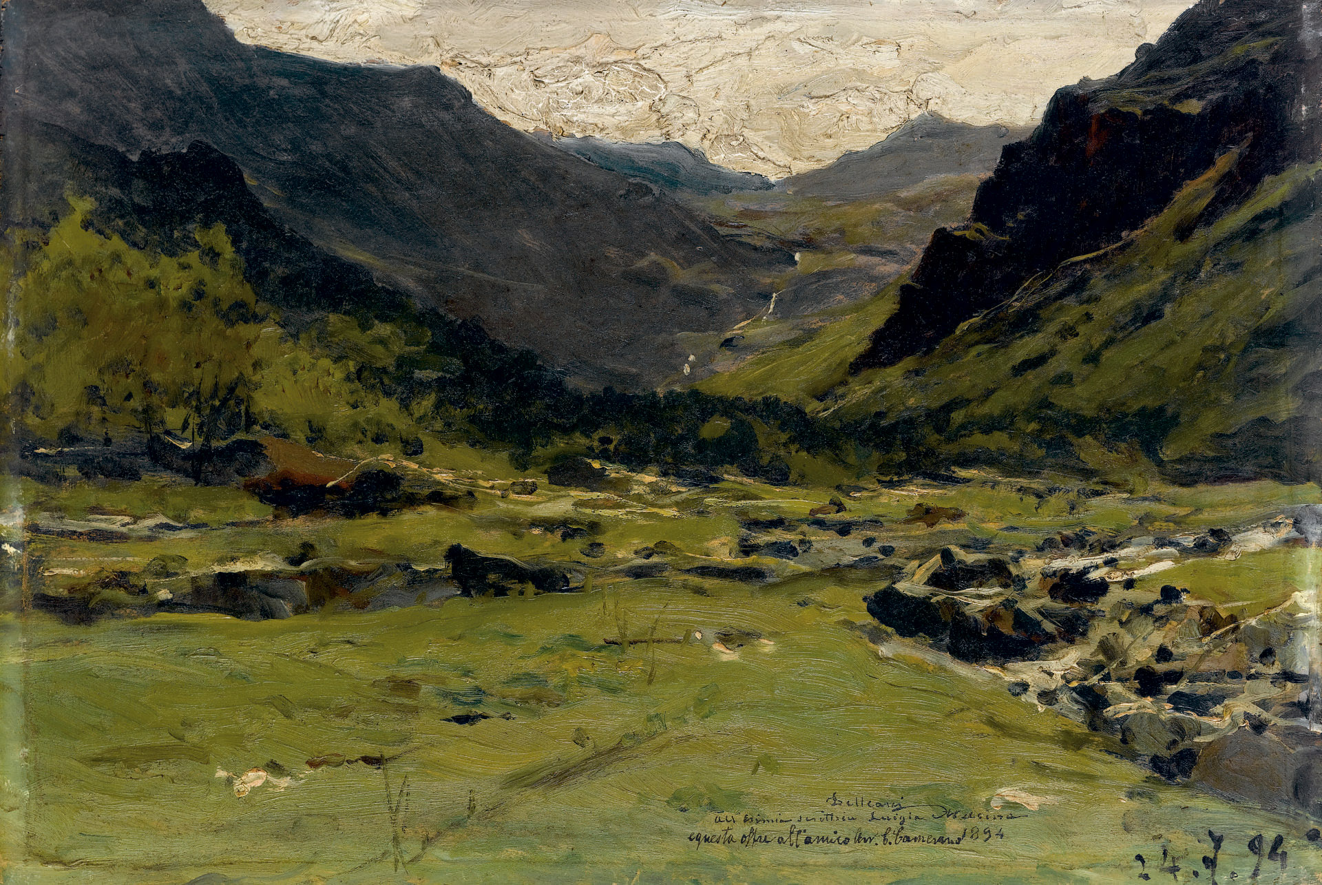 Lorenzo Delleani Pollone Biellese 1840 1908 Torino