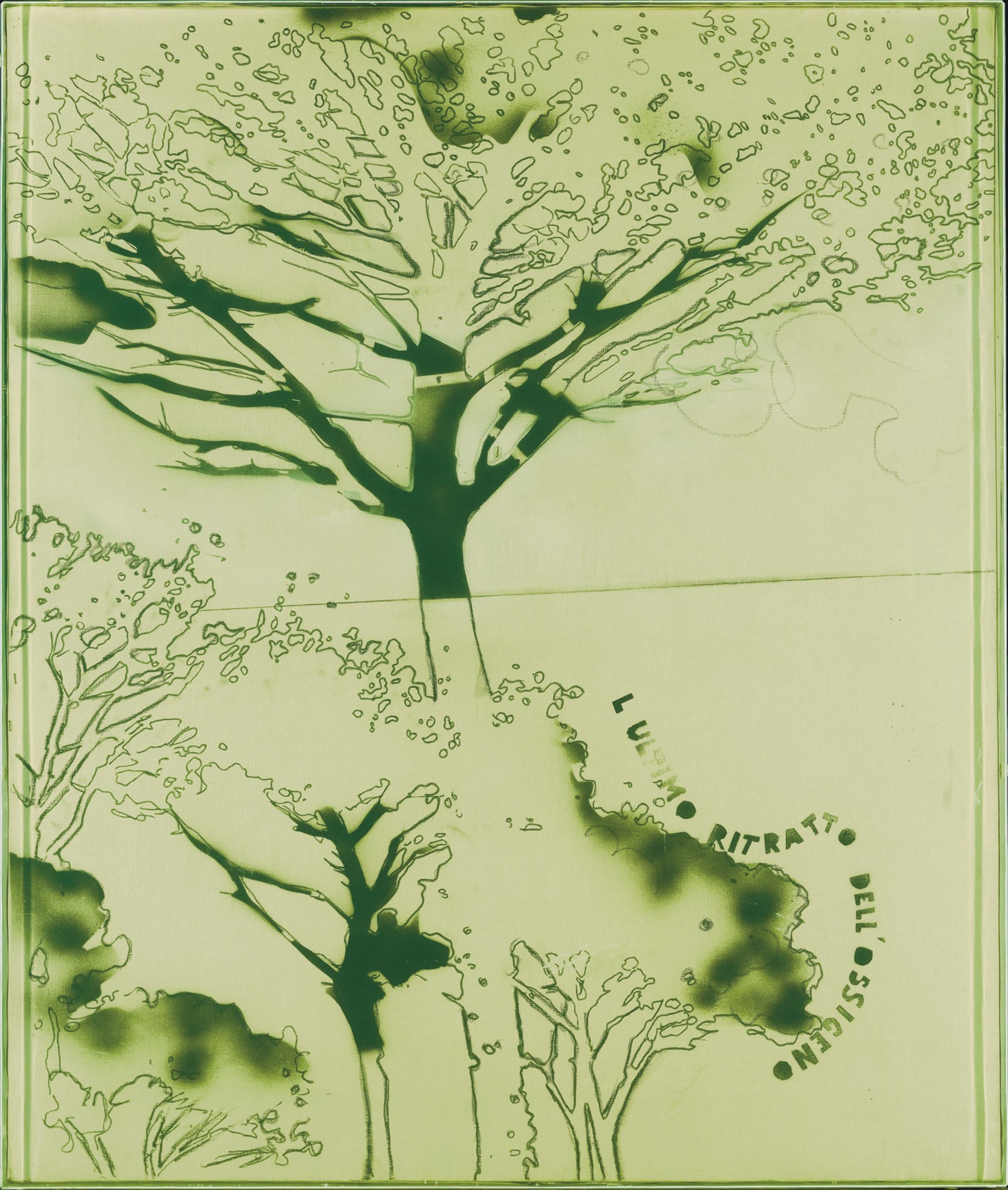 Mario Schifano (1934-1998) , L'ultimo ritratto dell'ossigeno | Christie's