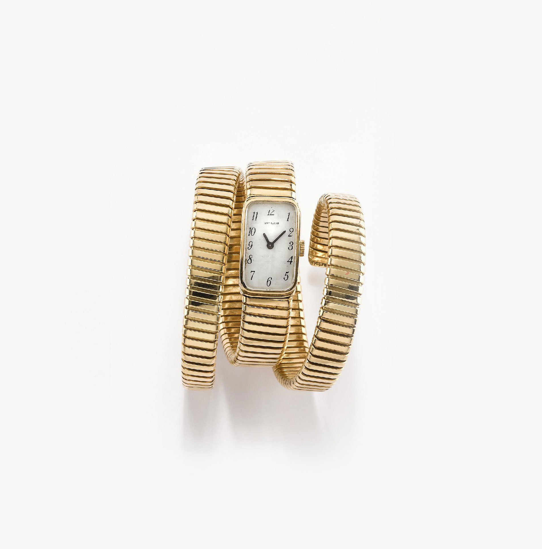 OROLOGIO A SERPENTE IN ORO GIALLO, FIRMATO BULGARI