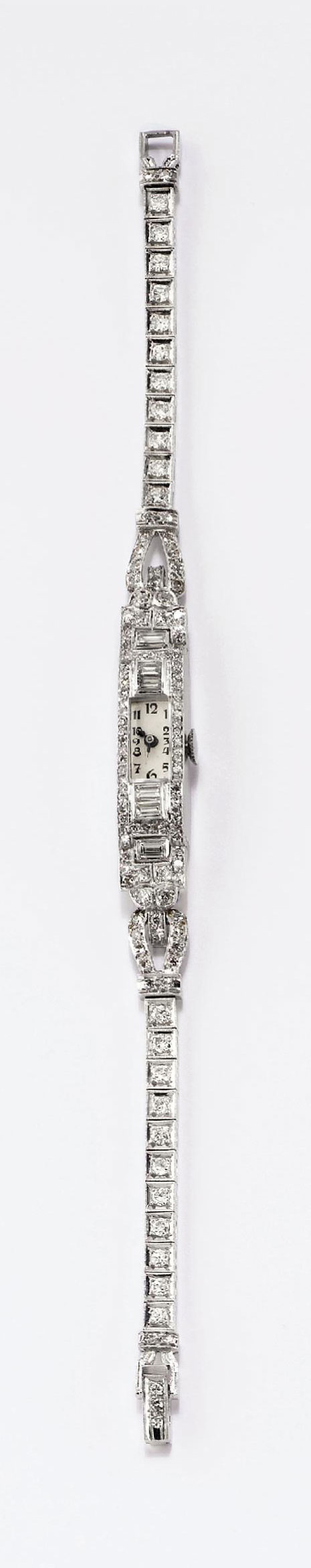OROLOGIO ART DÉCO IN DIAMANTI, GLYCINE WATCH CO. SUISSE