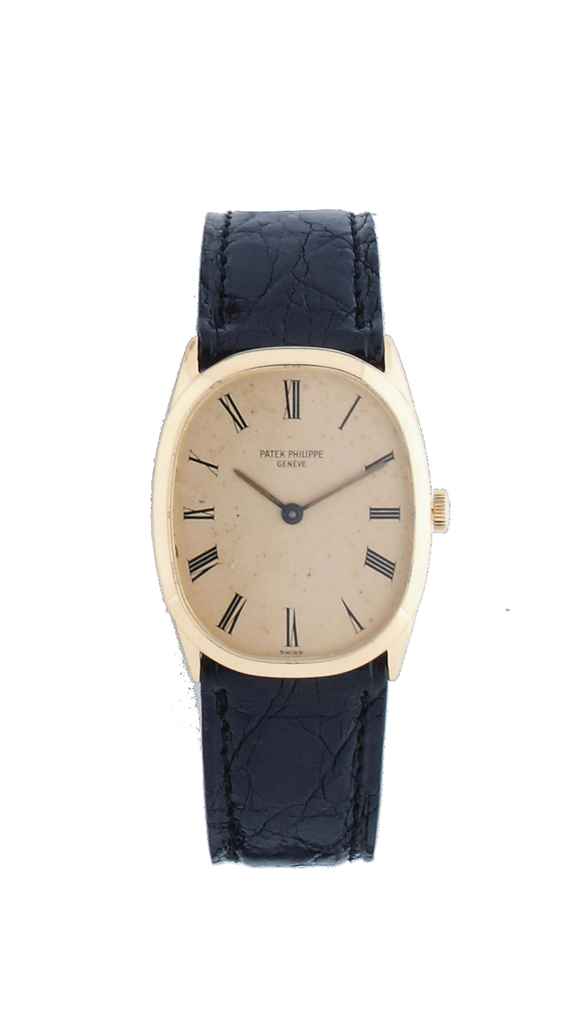 AN 18K GOLD OVAL WRISTWATCH, BY PATEK PHILIPPE | Christie's