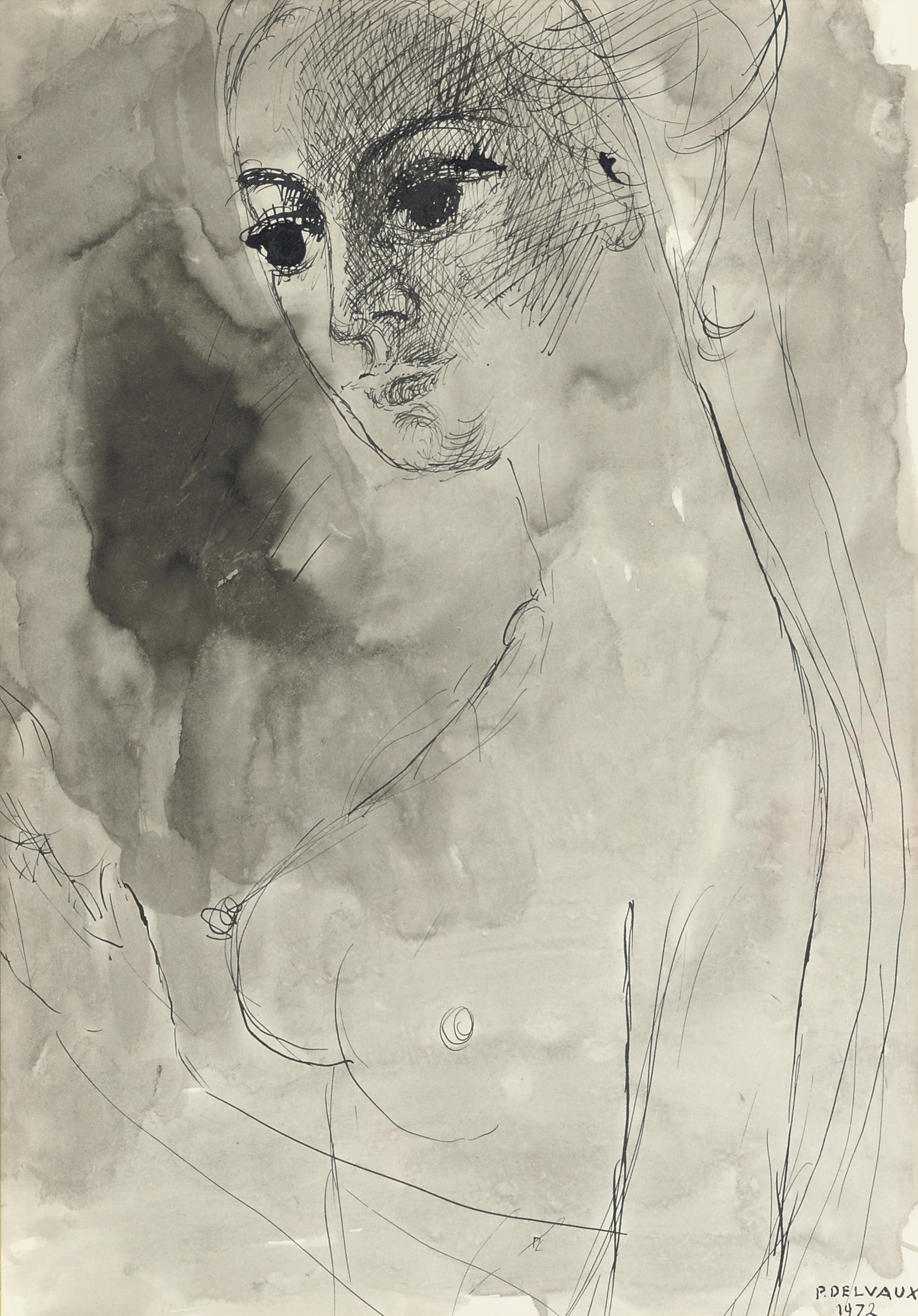 【ベルギー 限定】【新品】PAUL DELVAUX 塗り絵 Paul Delvaux (1897-1994) , Femme et enfant à la gare