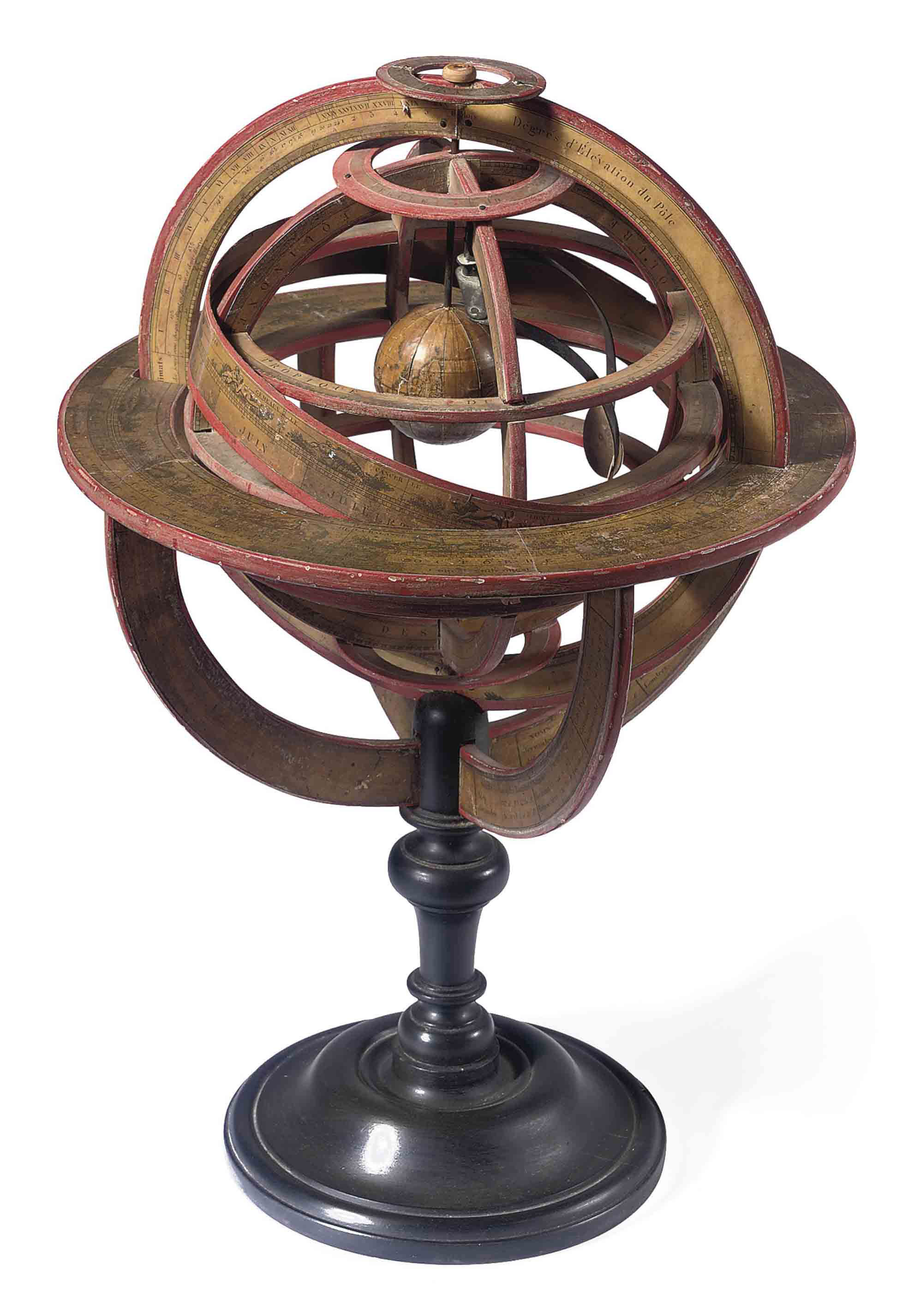 A FRENCH ARMILLARY SPHERE , BY DELAMARCHE, 19TH CENTURY ...