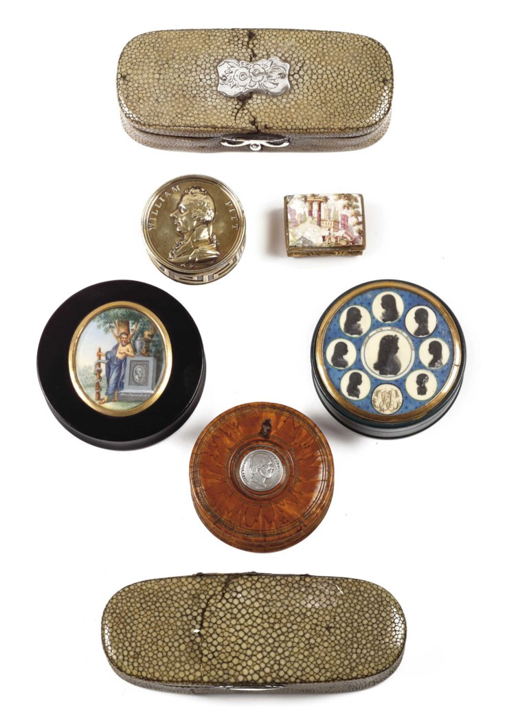 SEVEN VARIOUS SNUFFBOXES , 18TH AND 19TH CENTURIES Christie's