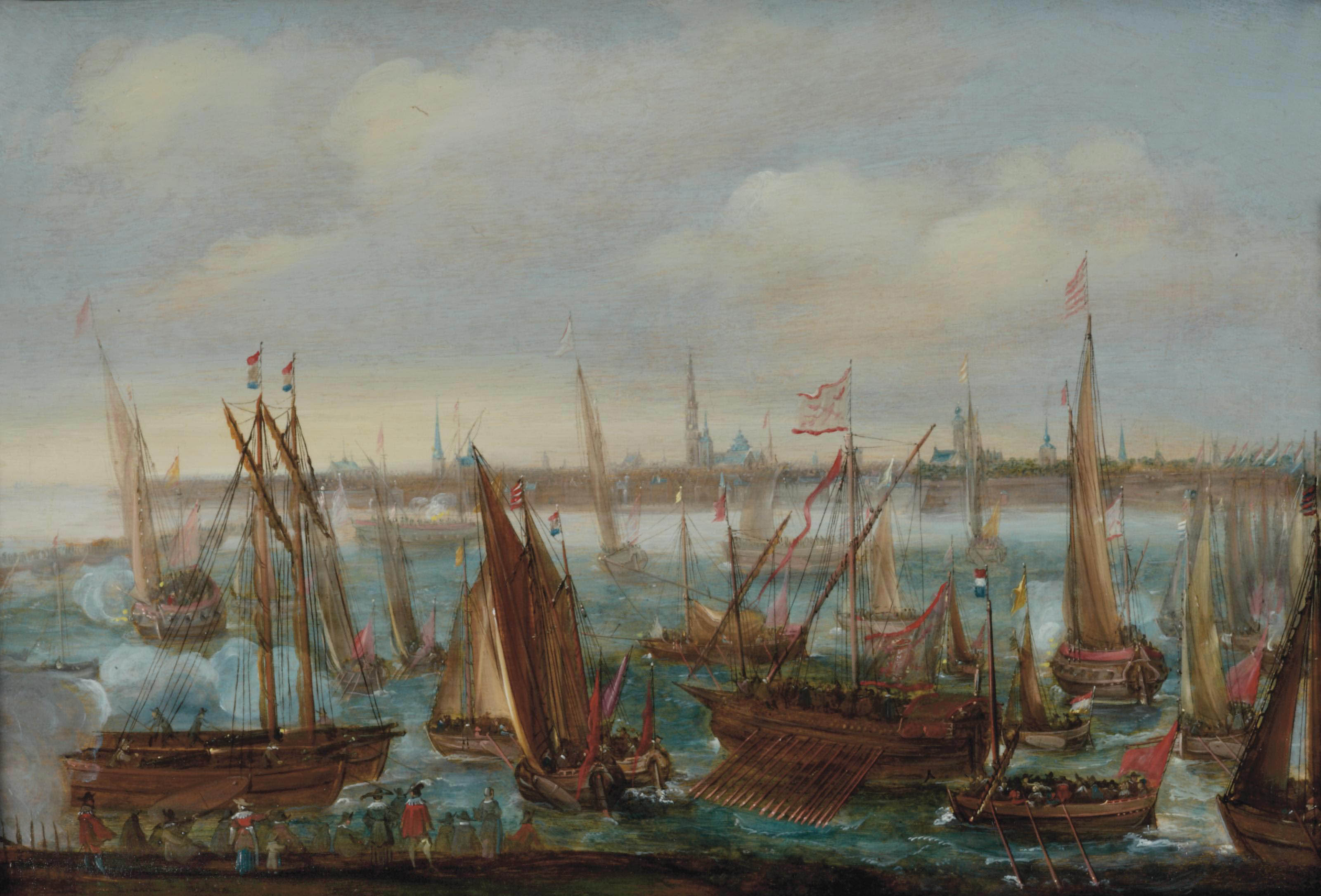 Attributed to Bonaventura Peeters I (Antwerp 1614-1652 Hobok