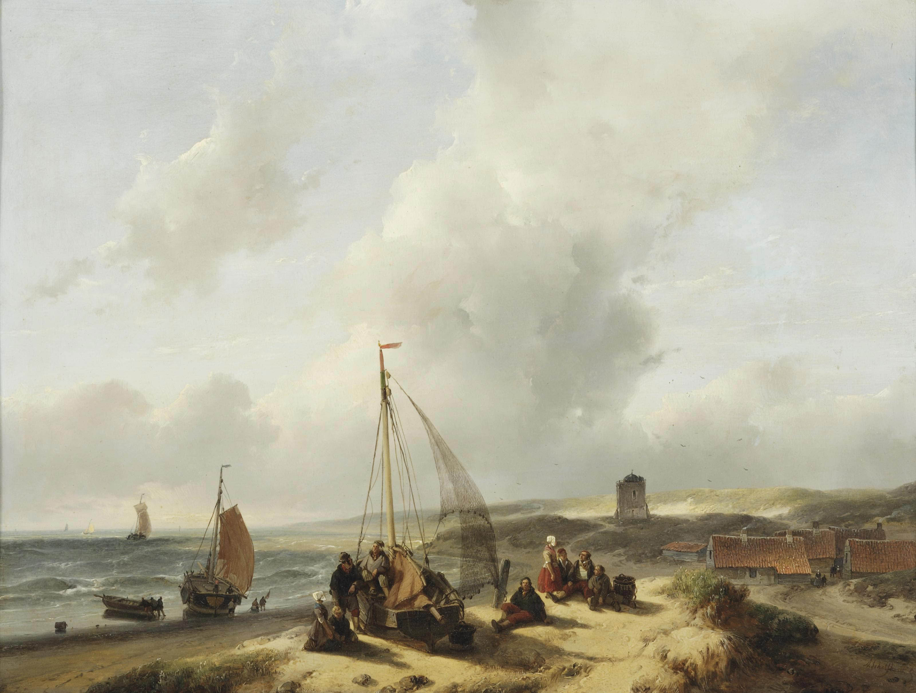 Andreas Schelfhout (The Hague 1787-1870)