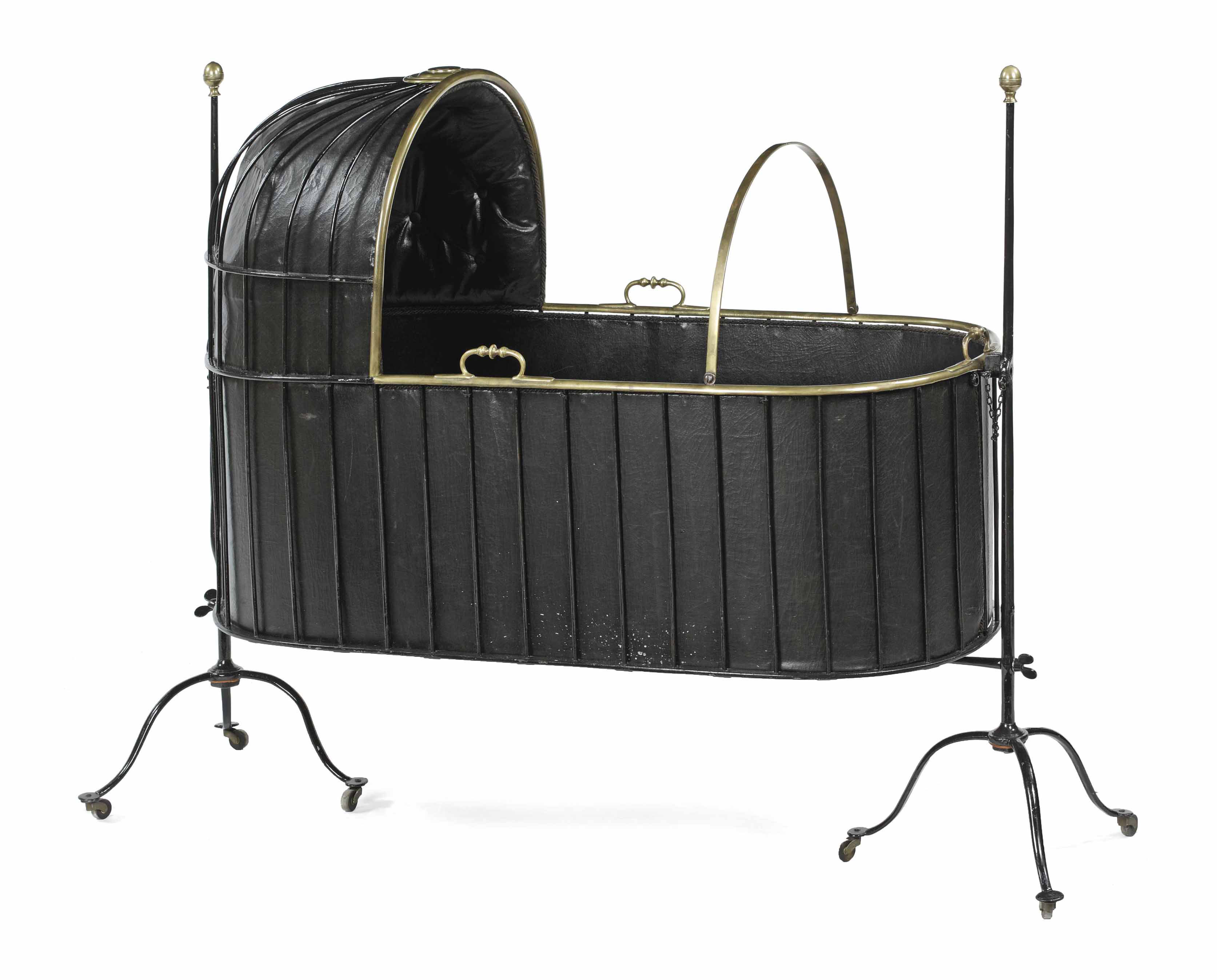 brass bassinet
