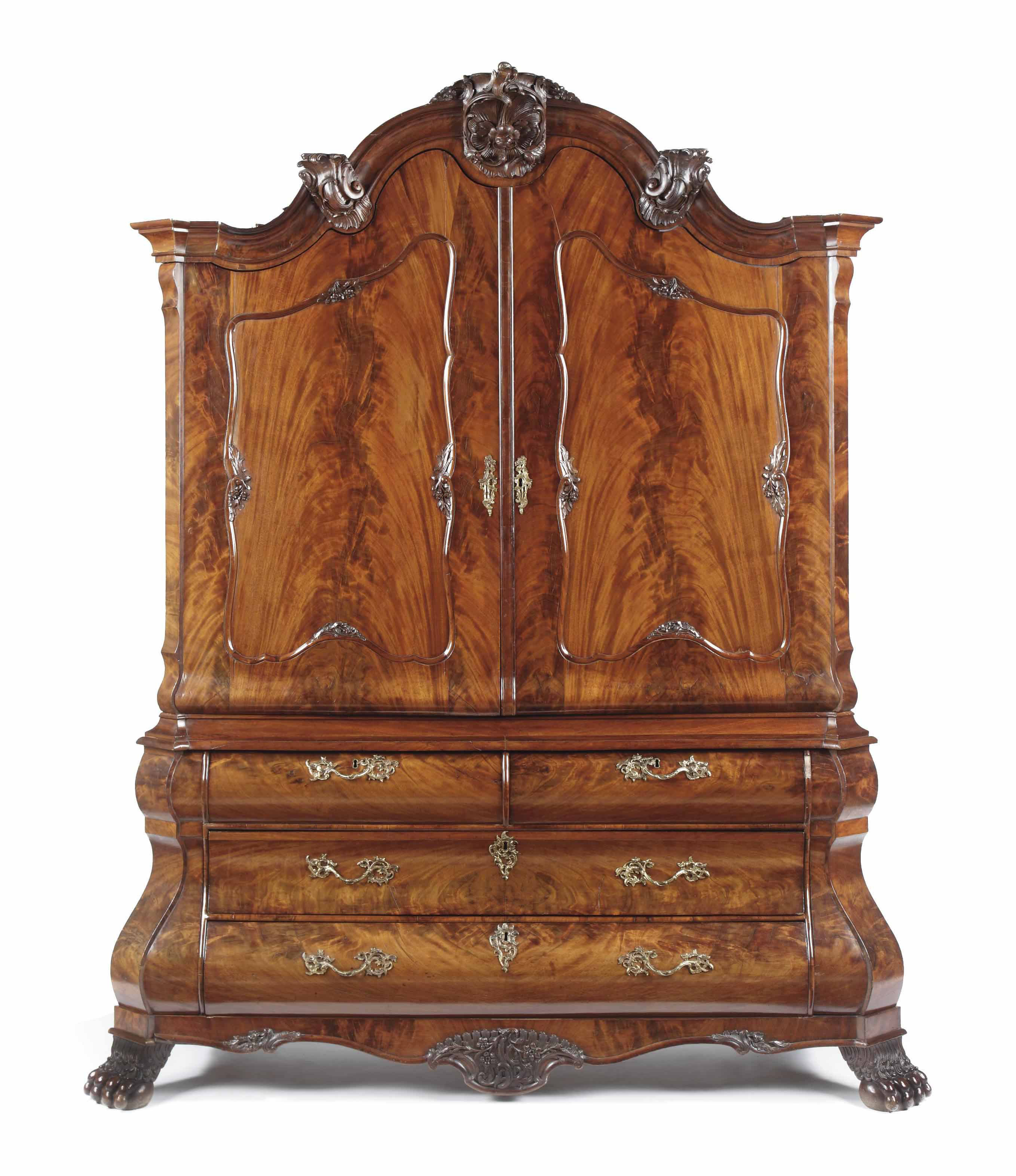 A Dutch Mahogany Cabinet Circa 1750 1760 Cabinet Furniture Lighting Christie S