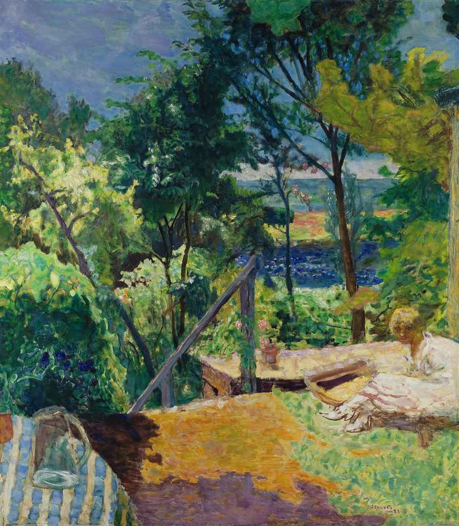 Pierre Bonnard、PERSONNAGES DANS UN PARC Pierre Bonnard