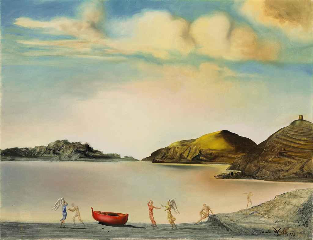Salvador Dali 1904 1989 Port Lligat Au Coucher Du Soleil