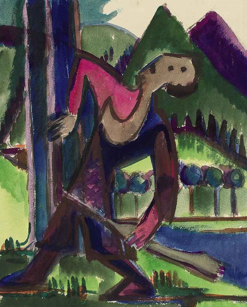 Marc Chagall (1887-1985) , Deux paysans russes | Christie's