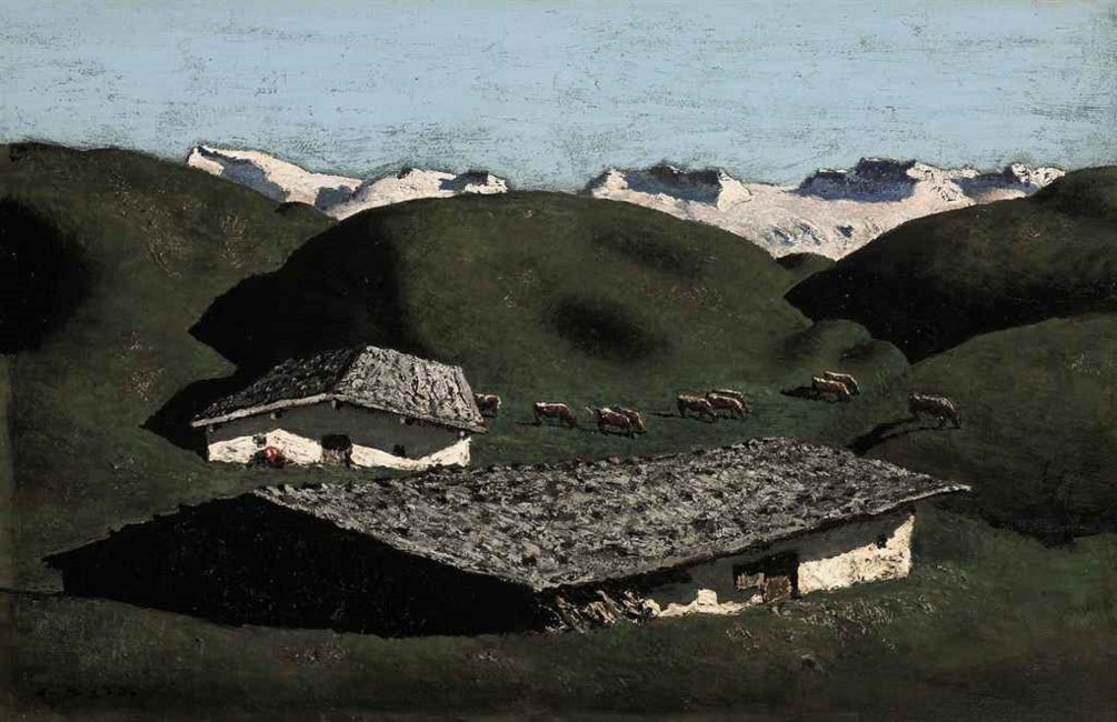 Alfons Walde (18911958) , Almen und Gletscher Christie's