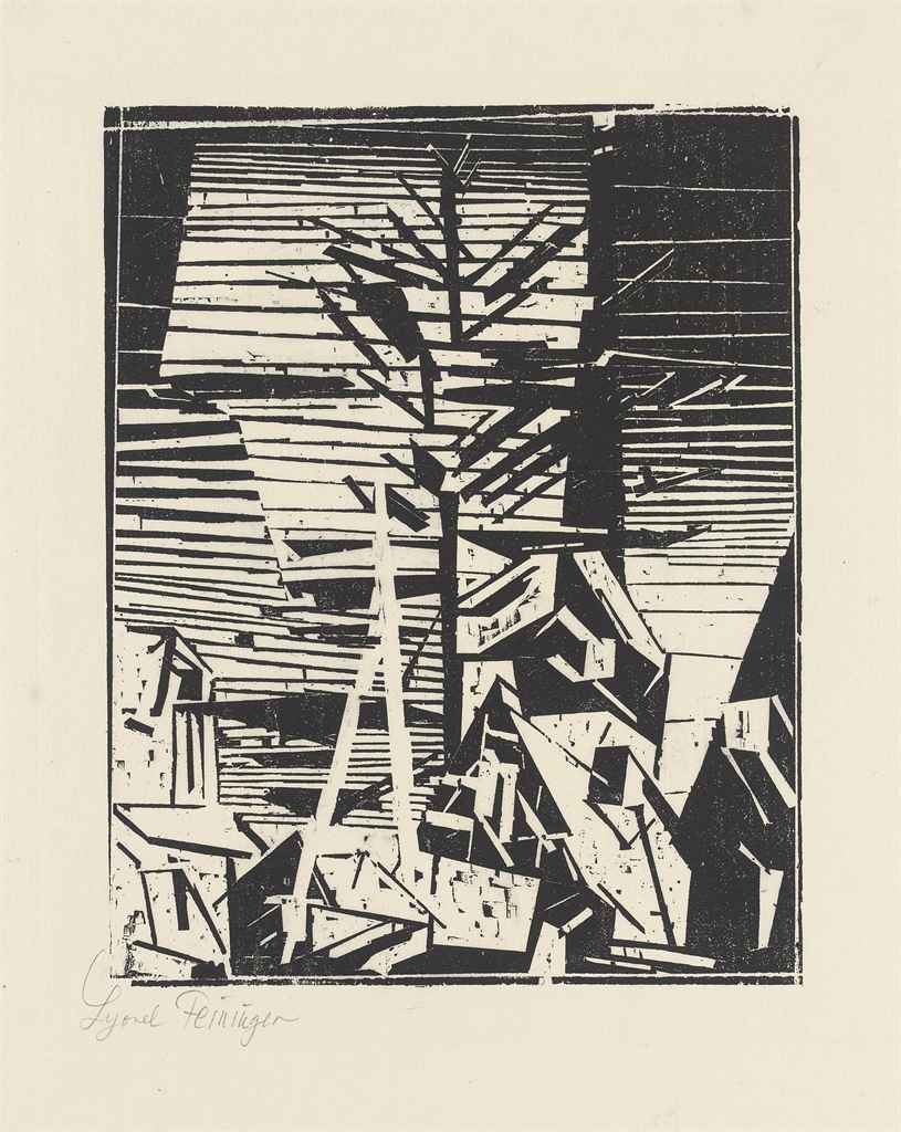 Lyonel Feininger (1871-1958) , Zwölf Holzschnitte (Prasse Editions