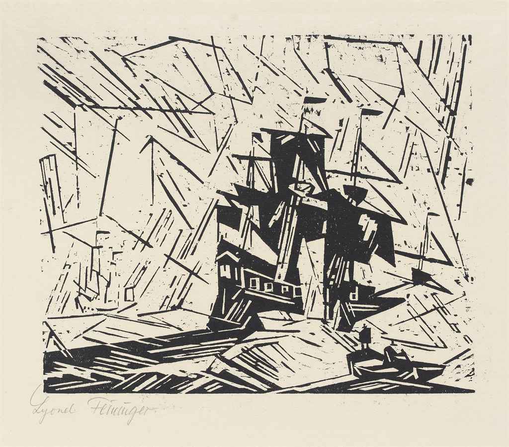 Lyonel Feininger (1871-1958) , Zwölf Holzschnitte (Prasse Editions