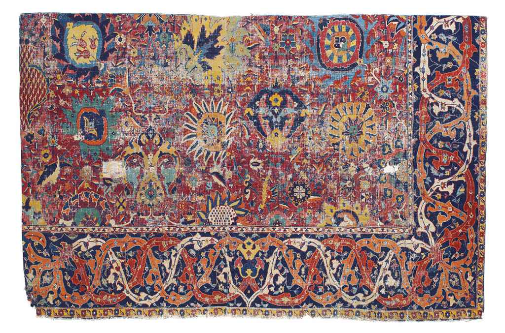 A Kirman Vase Carpet Fragment South East Persia Early 17th Century Rugs Carpets Rugs Carpets Christie S
