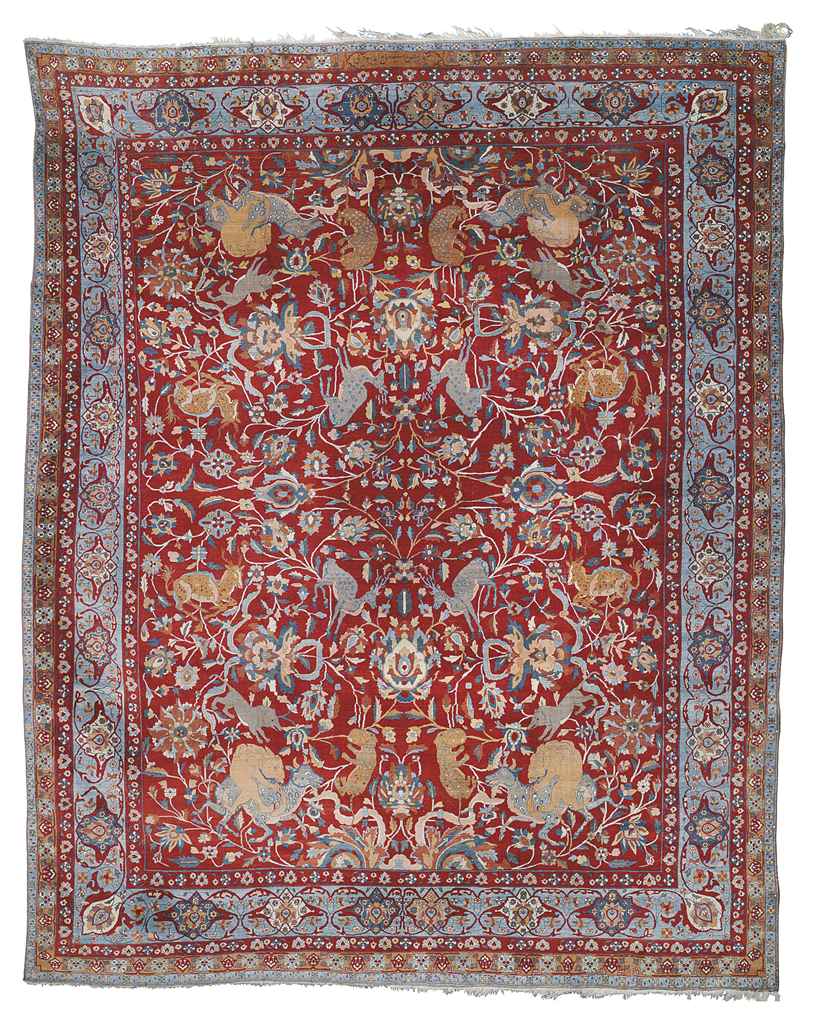 A KASHAN CARPET , CENTRAL PERSIA, CIRCA 1910 | Christie's