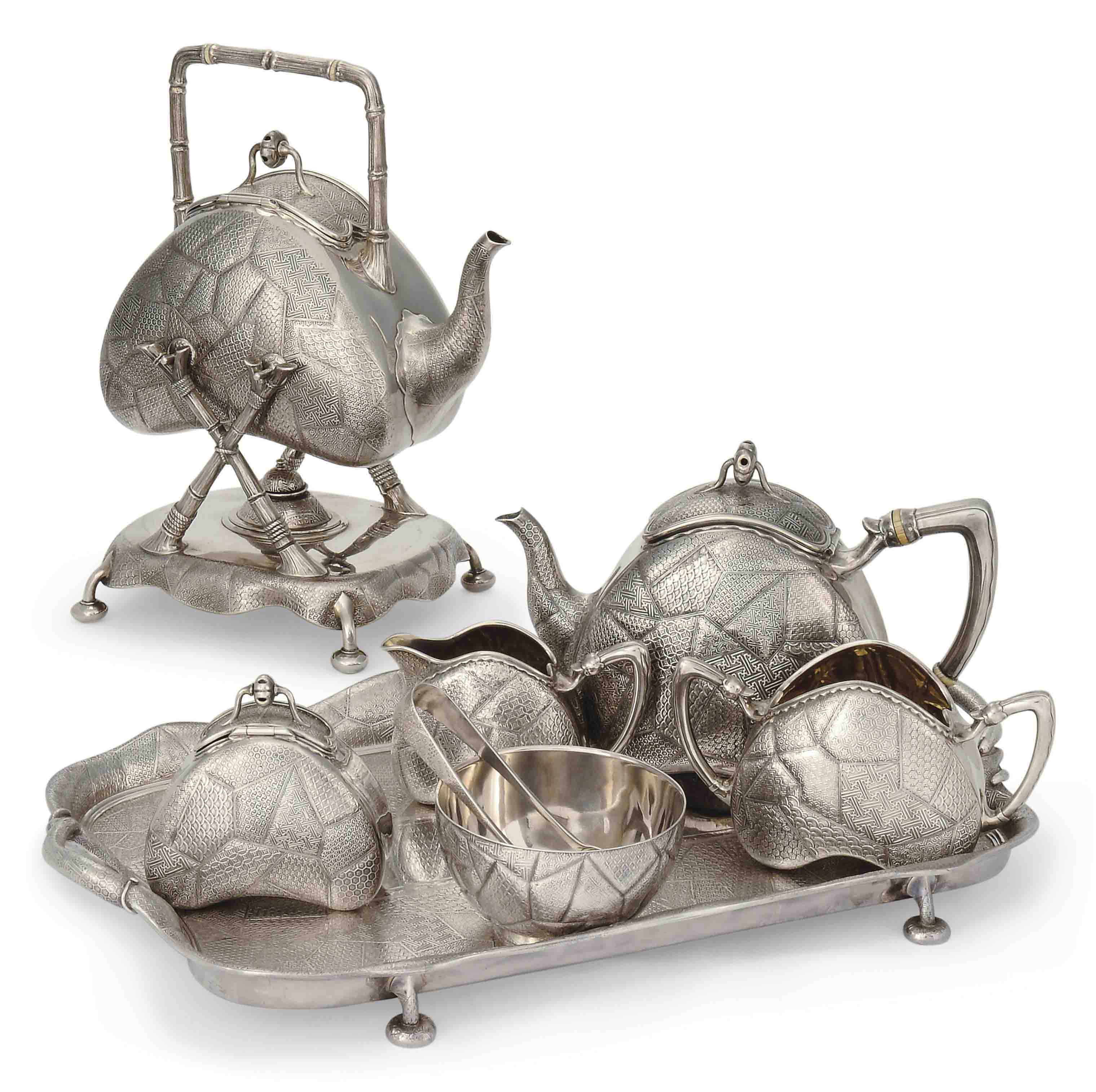 Dr Christopher Dresser 1834 1904 Attributed Komai Tea Set