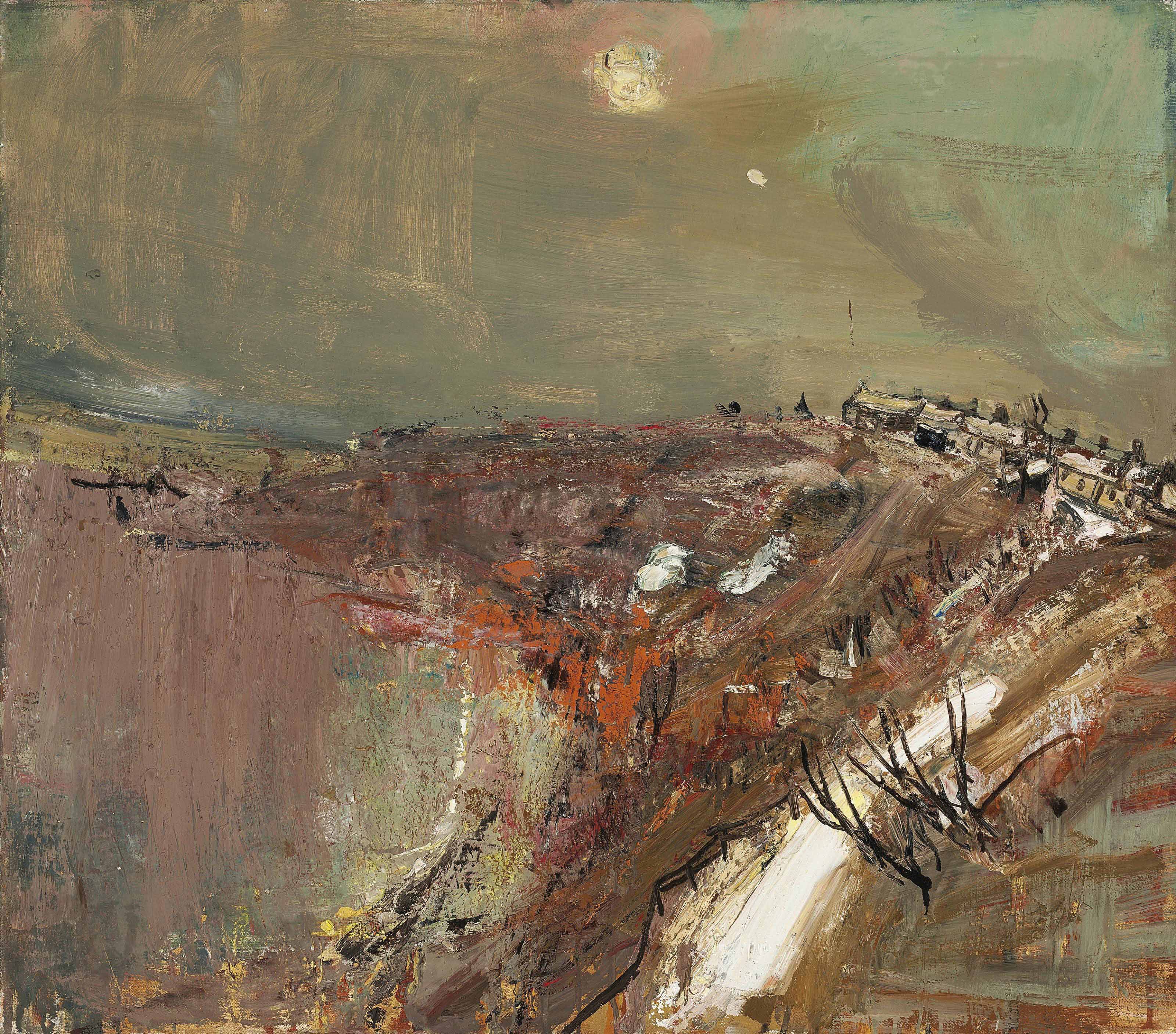 Joan Eardley, R.S.A. (19211963) , Snow, Catterline