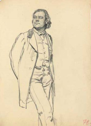 Ilya Repin (1844-1930) , A sketch-book dating from 1872-1875 ...
