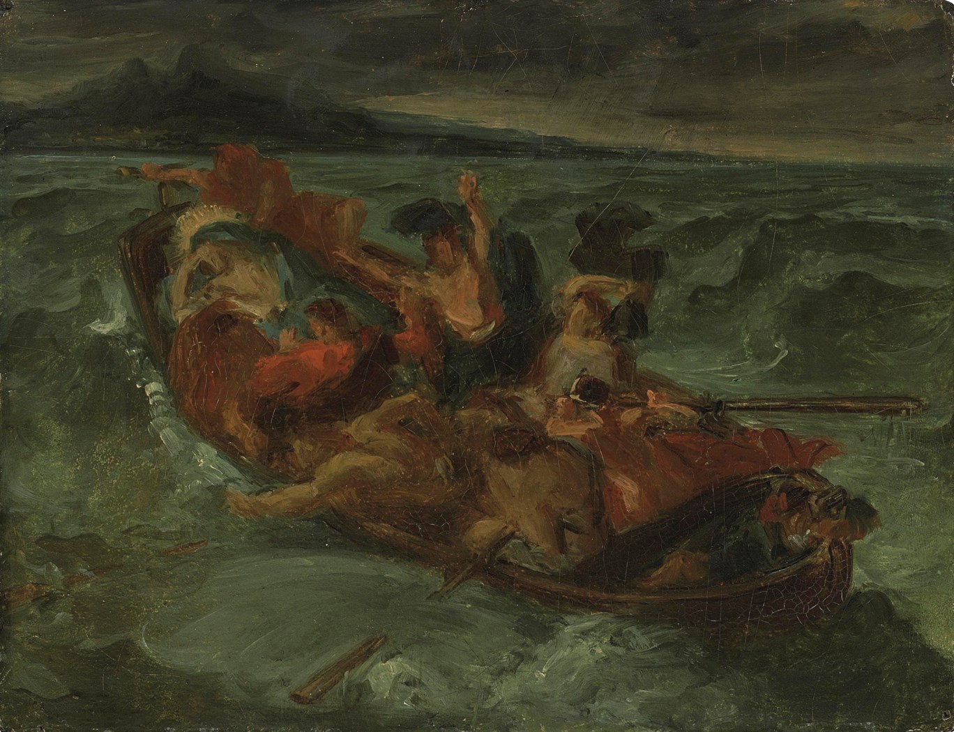 Eugène Delacroix (French, 17981863) , Christ on the sea of Galilee a