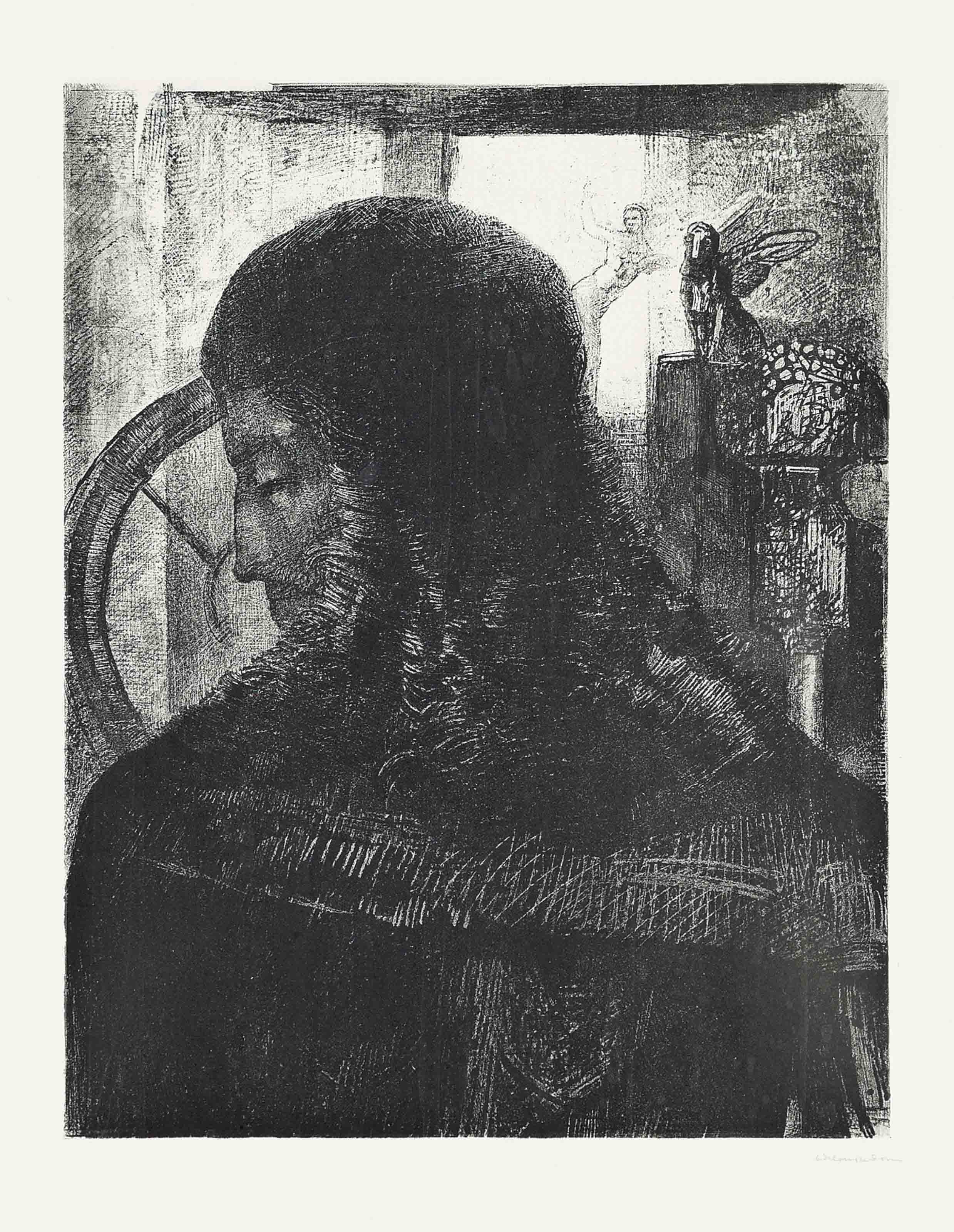Vieux Chevalier, from: L'Album des Peintre-Graveurs (Mellerio 158) 
