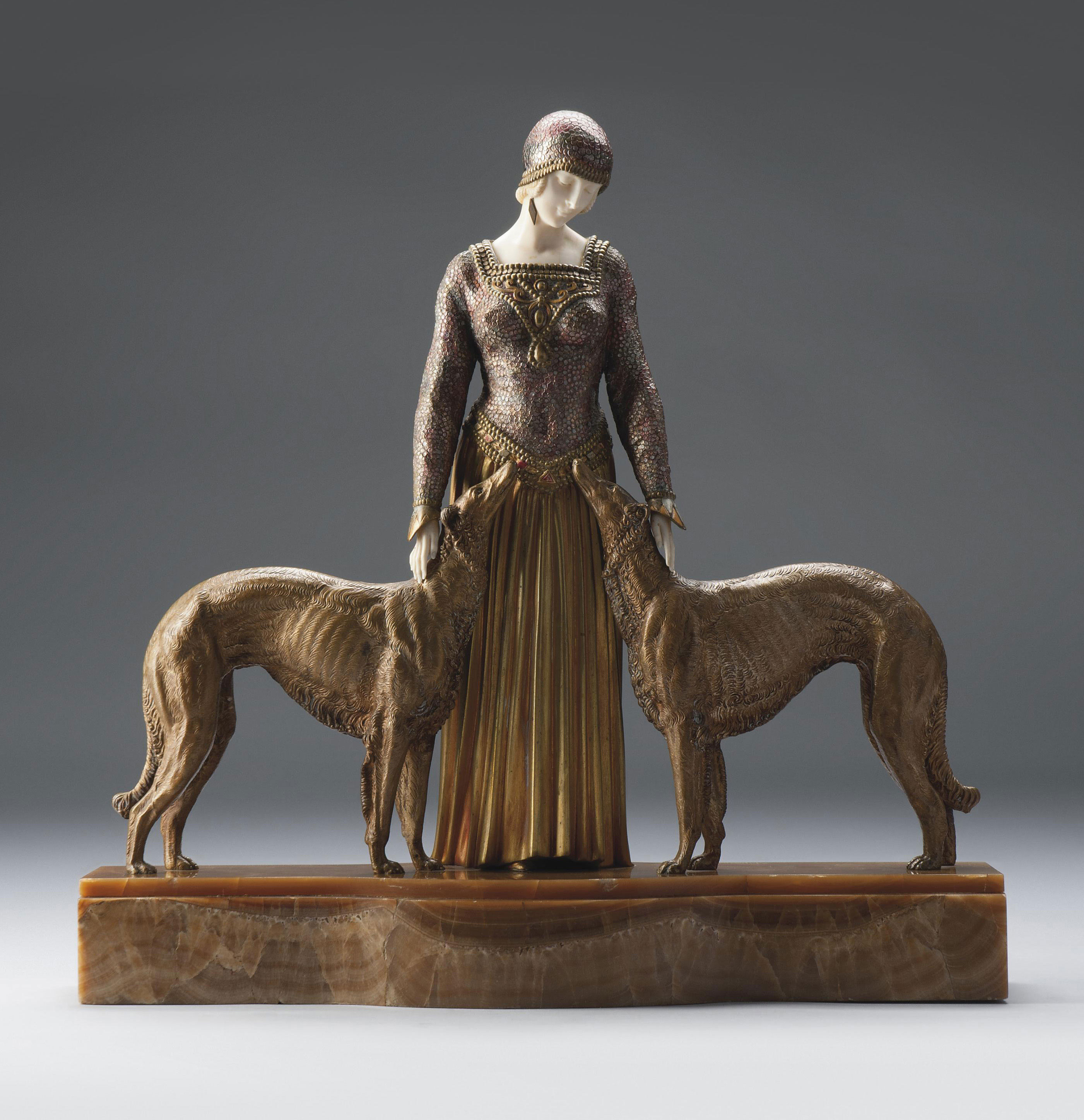 demetre chiparus bronze