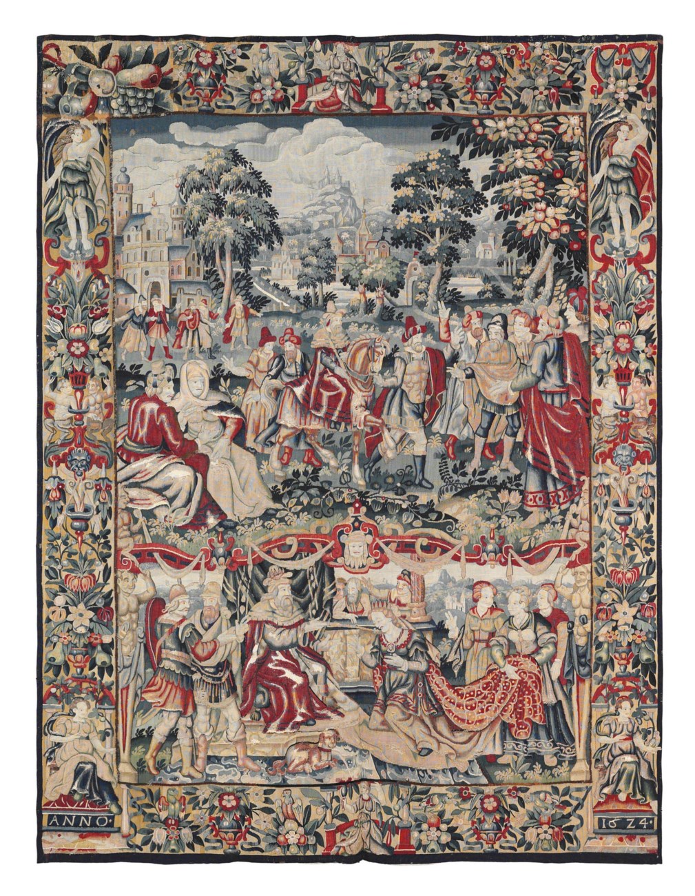 A DUTCH BIBLICAL TAPESTRY , CIRCA 1624, PROBABLY DELFT Christie's