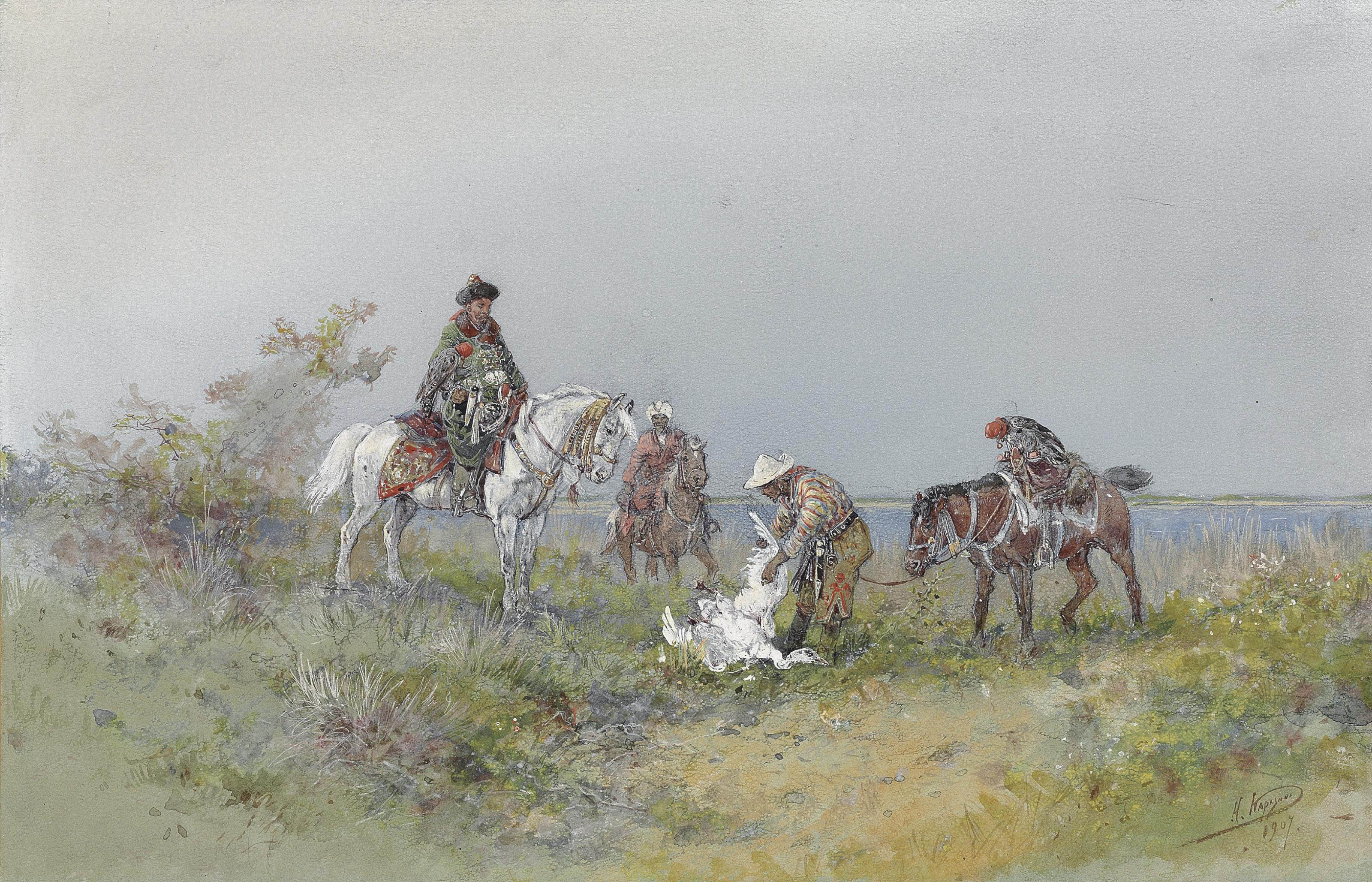 Художник каразин картины
