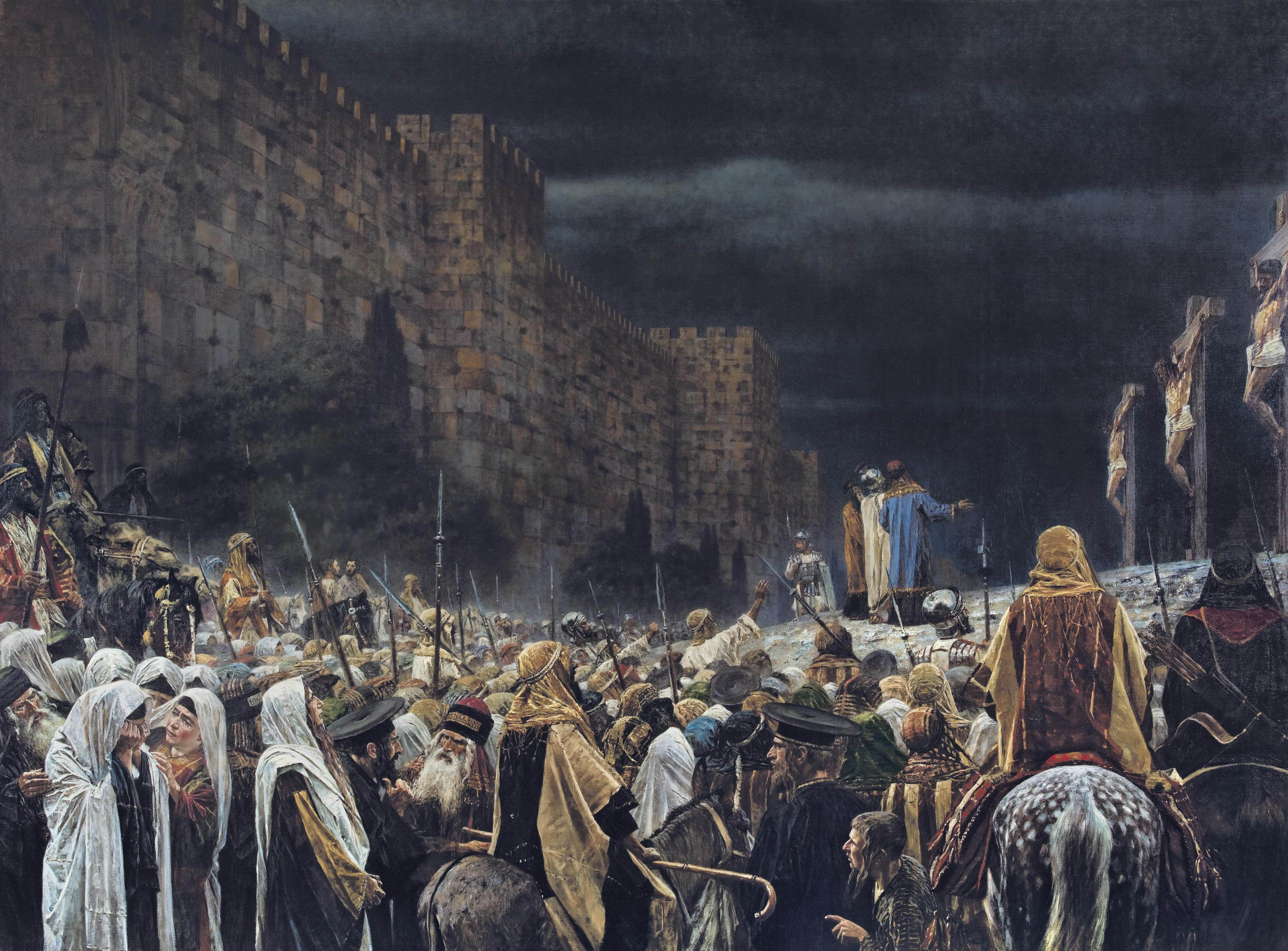 Vasily Vereshchagin (18421904) , Crucifixion by the Romans Christie's