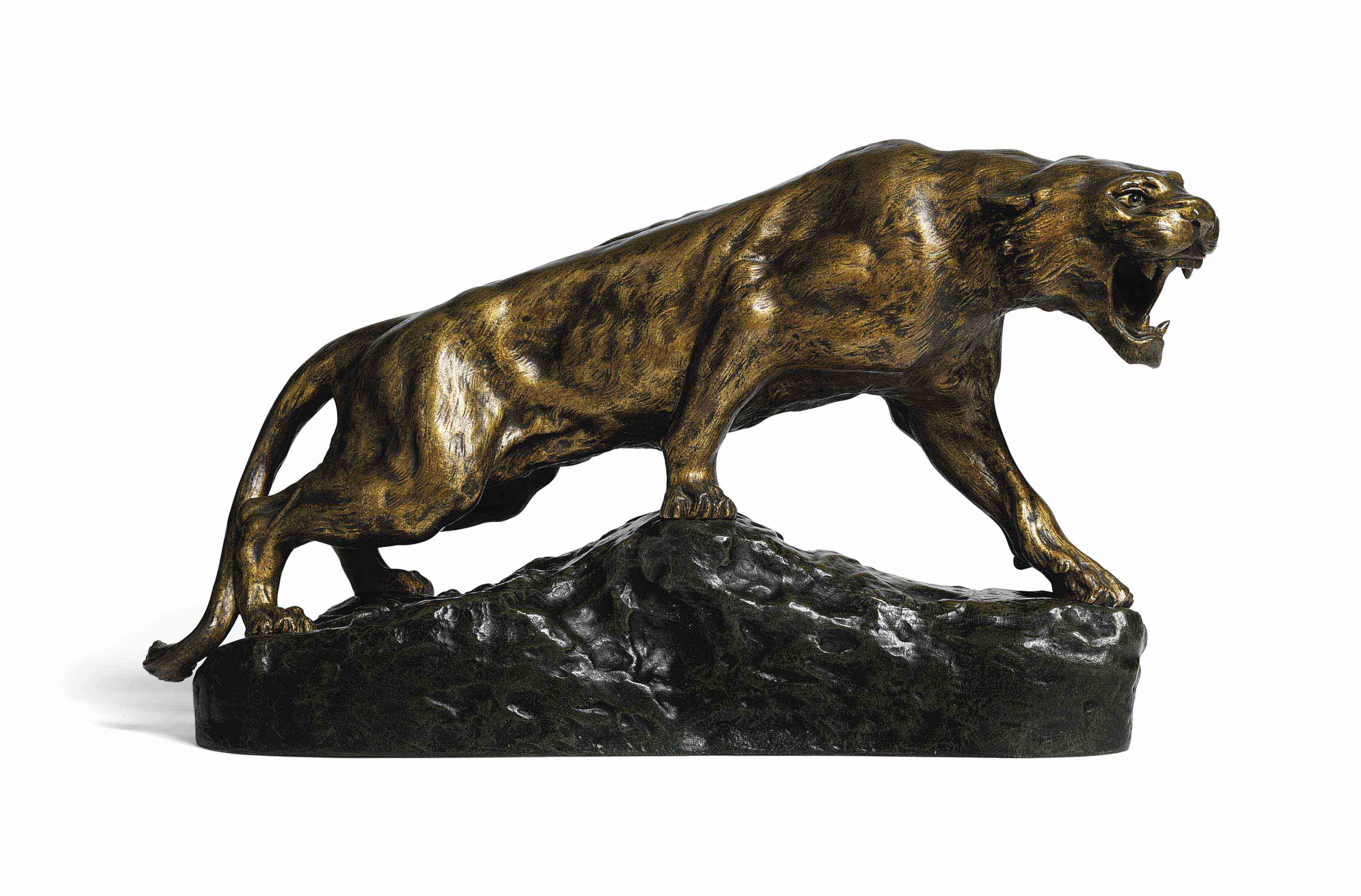 t cartier bronze lion