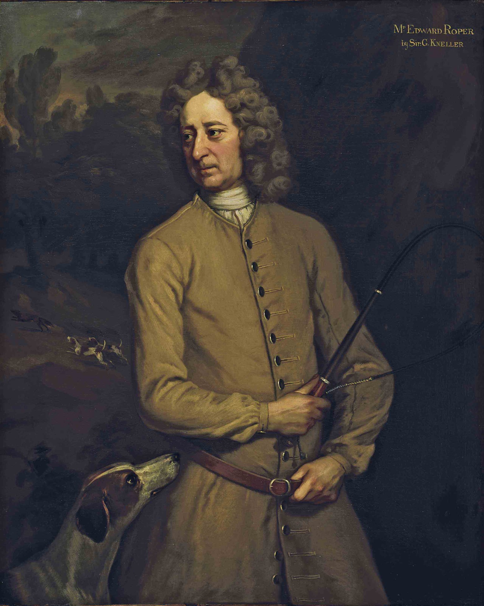 Attributed to Michael Dahl (Stockholm 1656-1743 London) , Portrait of ...