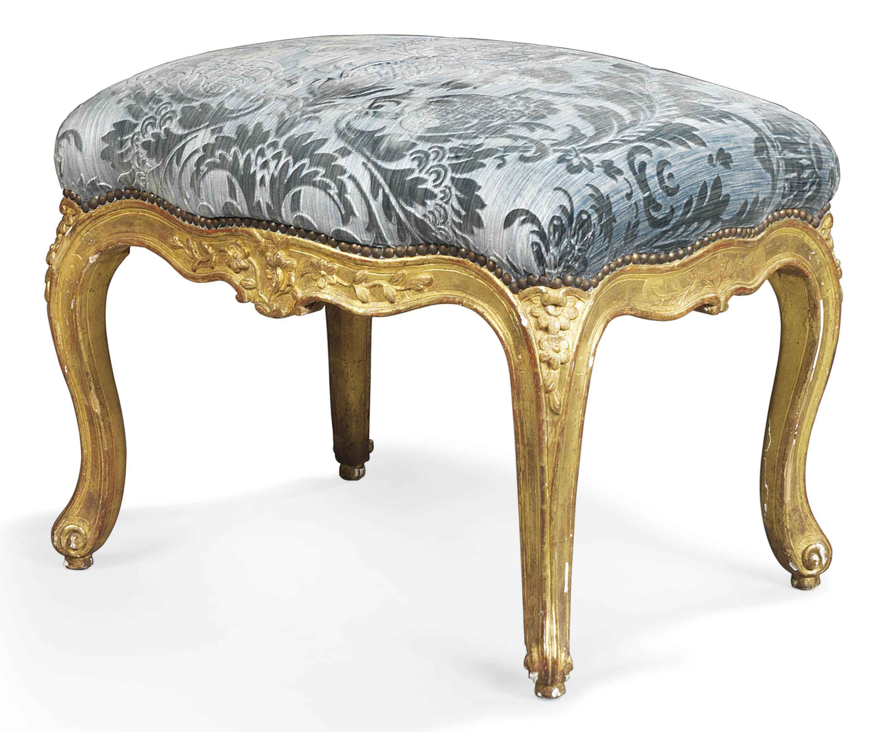 A LOUIS XV GILTWOOD TABOURET , CIRCA 1750 | Christie's