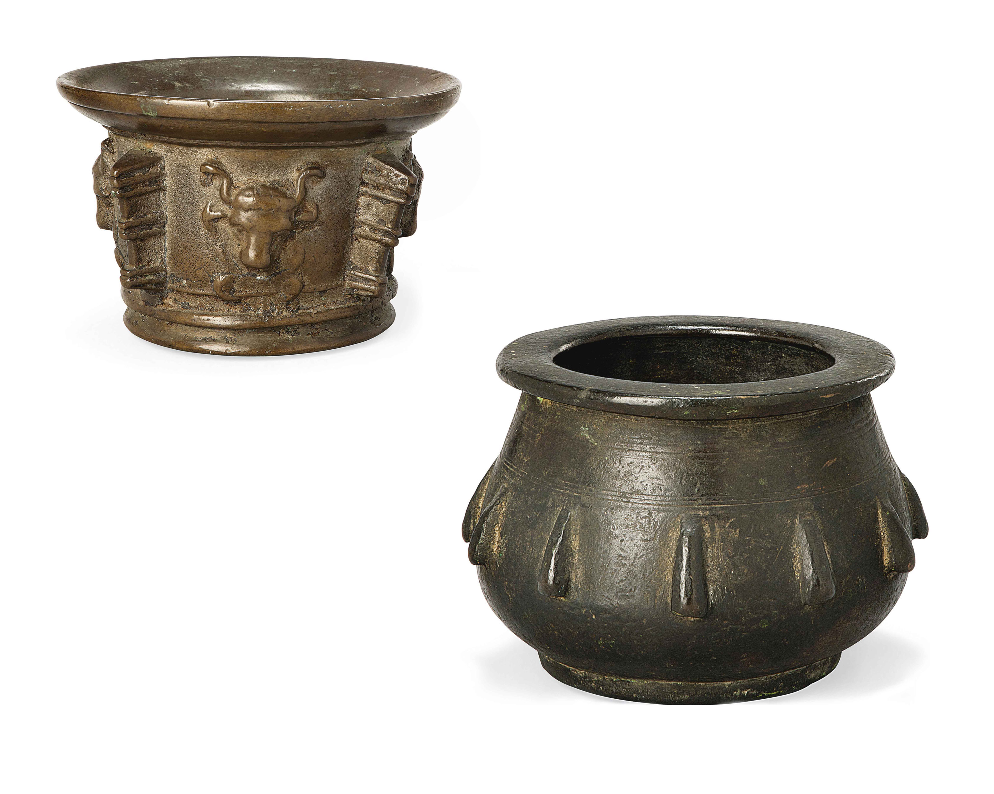 A French Bronze Mortar Pharmacists used this scientific instrument to blend. christie s