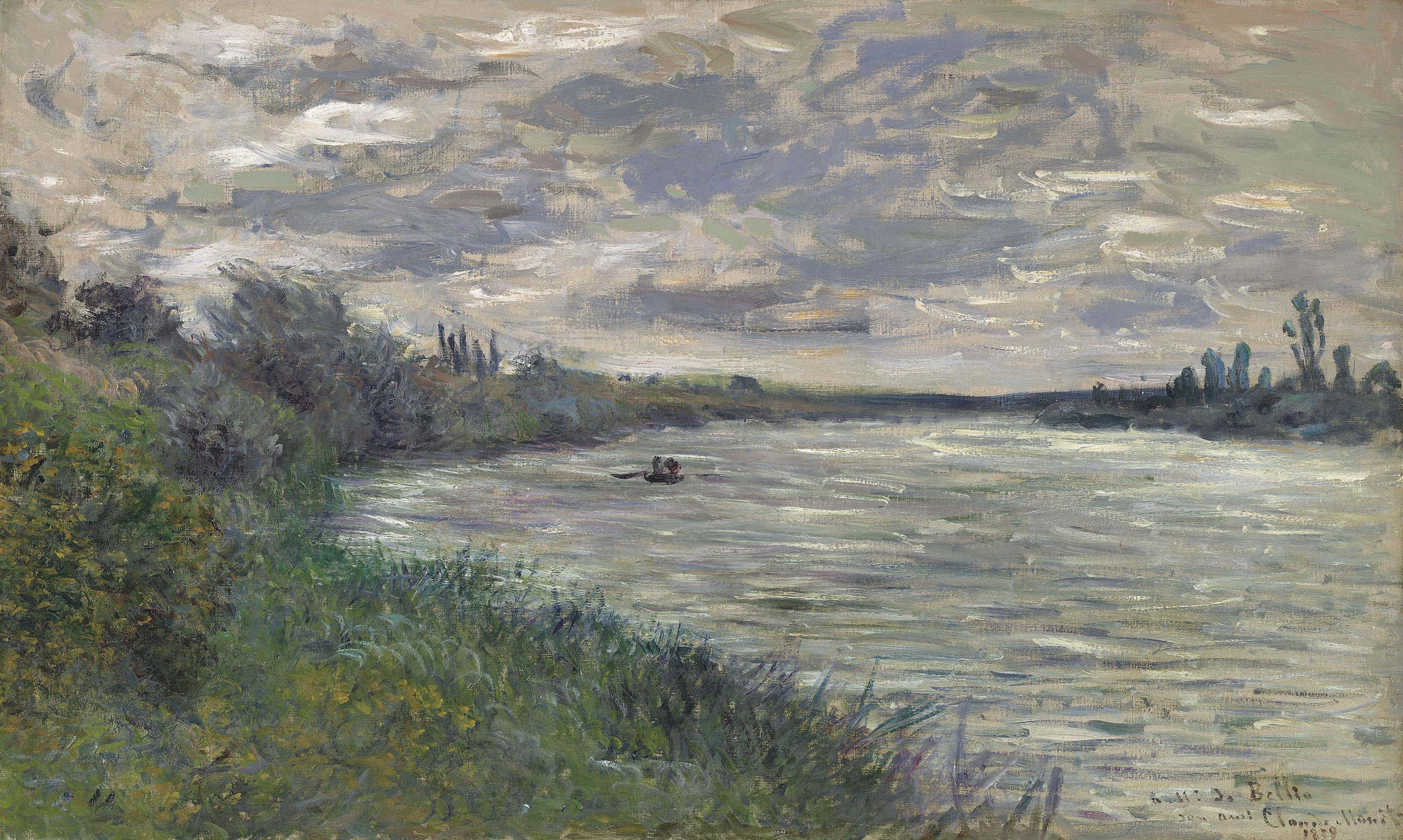 Claude Monet (1840-1926) | La Seine près de Vétheuil, temps orageux | late  19th Century, Paintings | Christie's