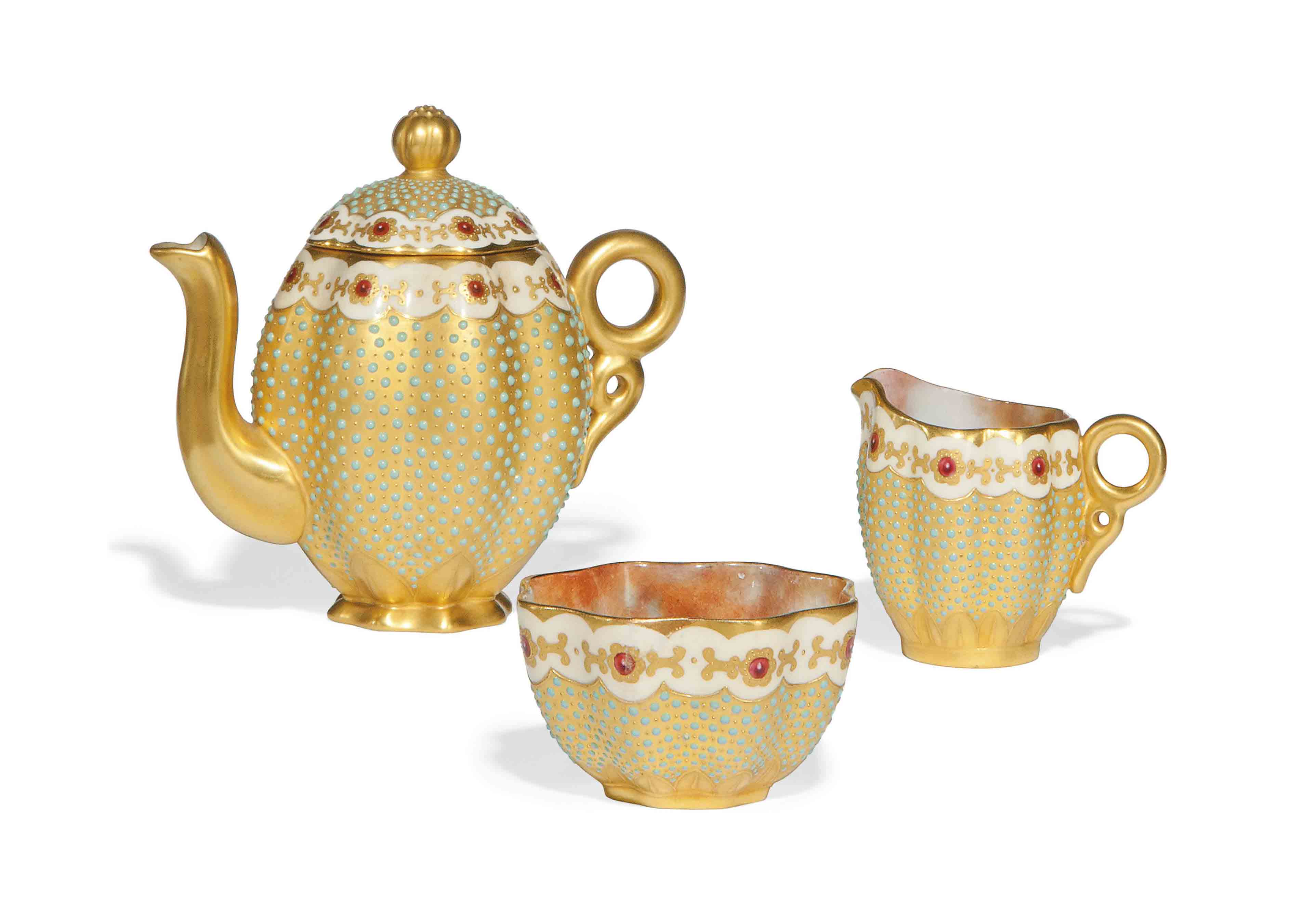coalport miniature tea set