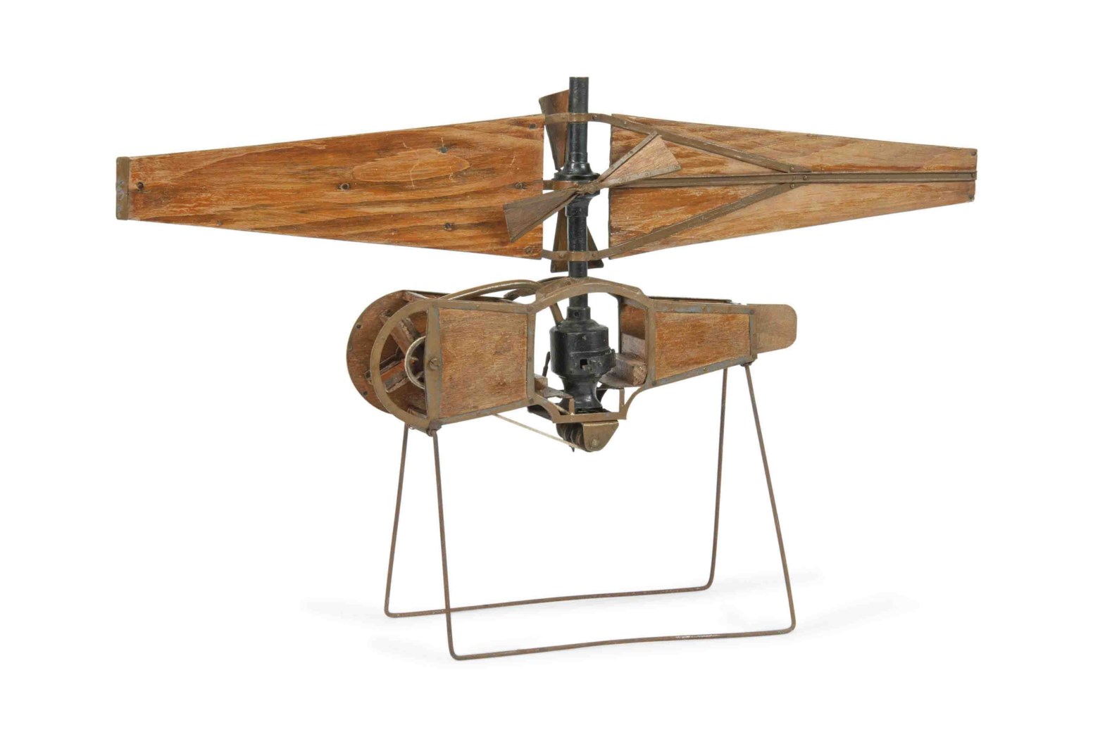 A MODEL OF THE 1874 ACHENBACH FLYING MACHINE , FRENCH, LATE 19TH ...