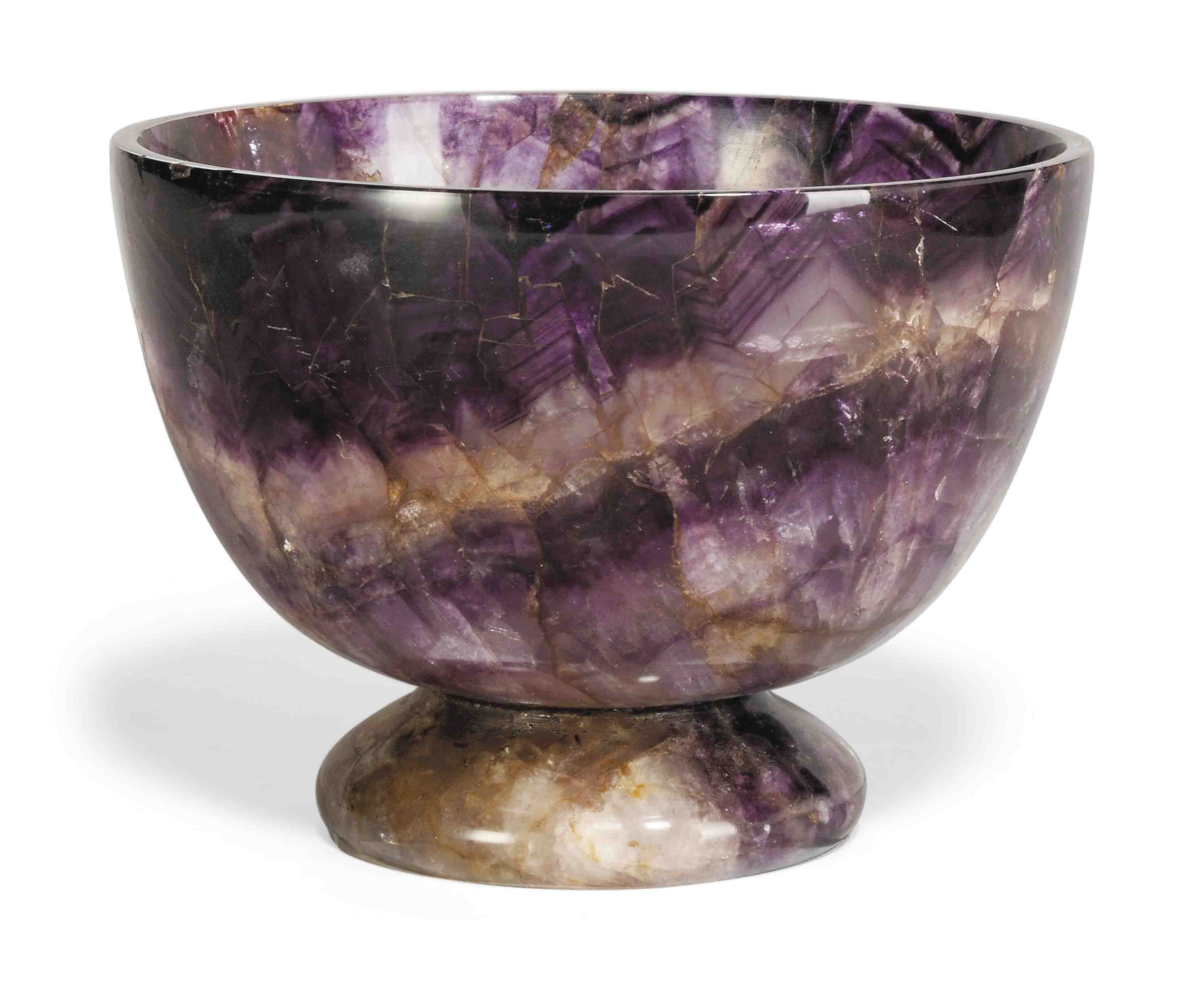 A MIDVICTORIAN DERBYSHIRE BLUEJOHN BOWL , MID19TH CENTURY Christie's