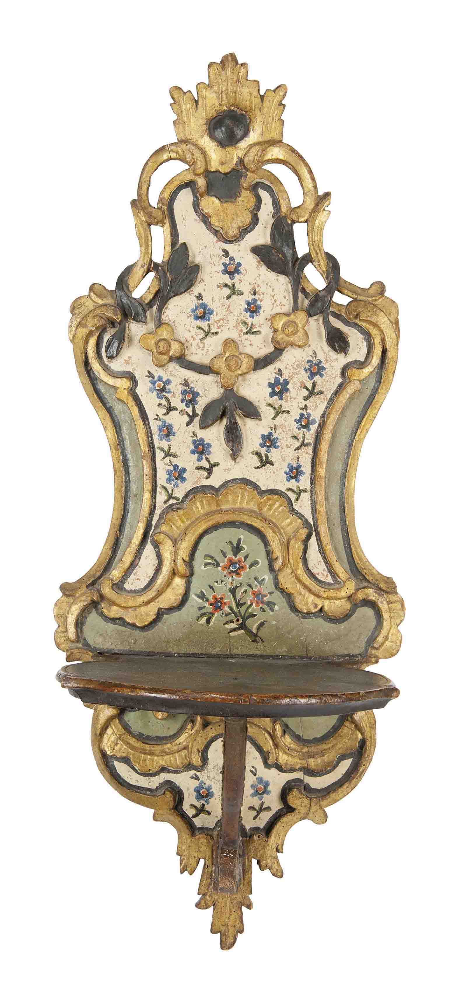 A GILT CARVED WOOD TURBAN  STAND KAVUKLUK OTTOMAN  