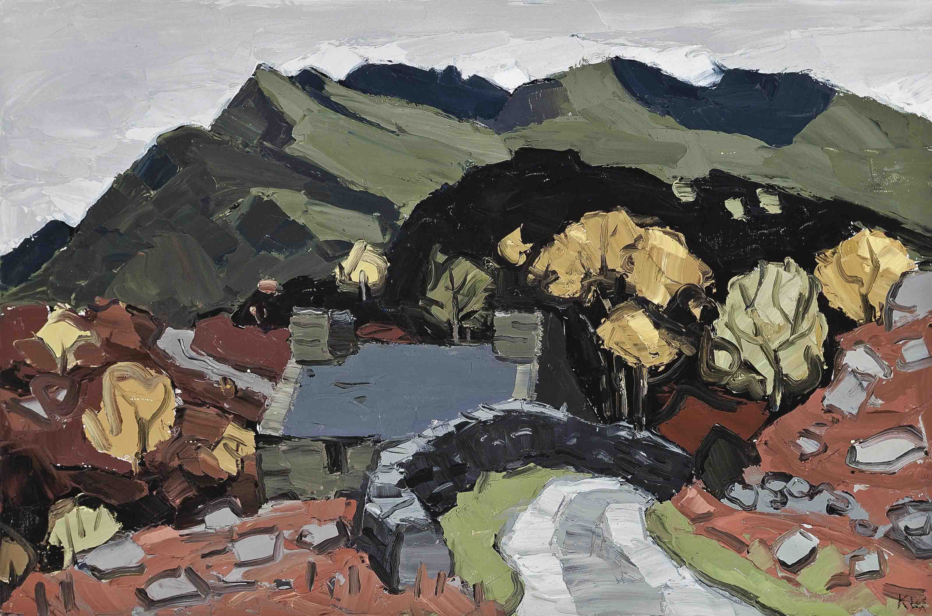 Sir Kyffin Williams, R.A. (19182006) , Autumn, Cwmyglo