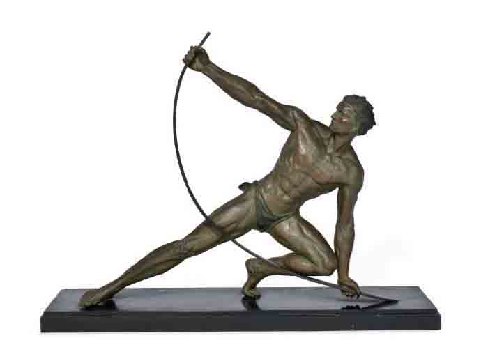 spelter art deco figures