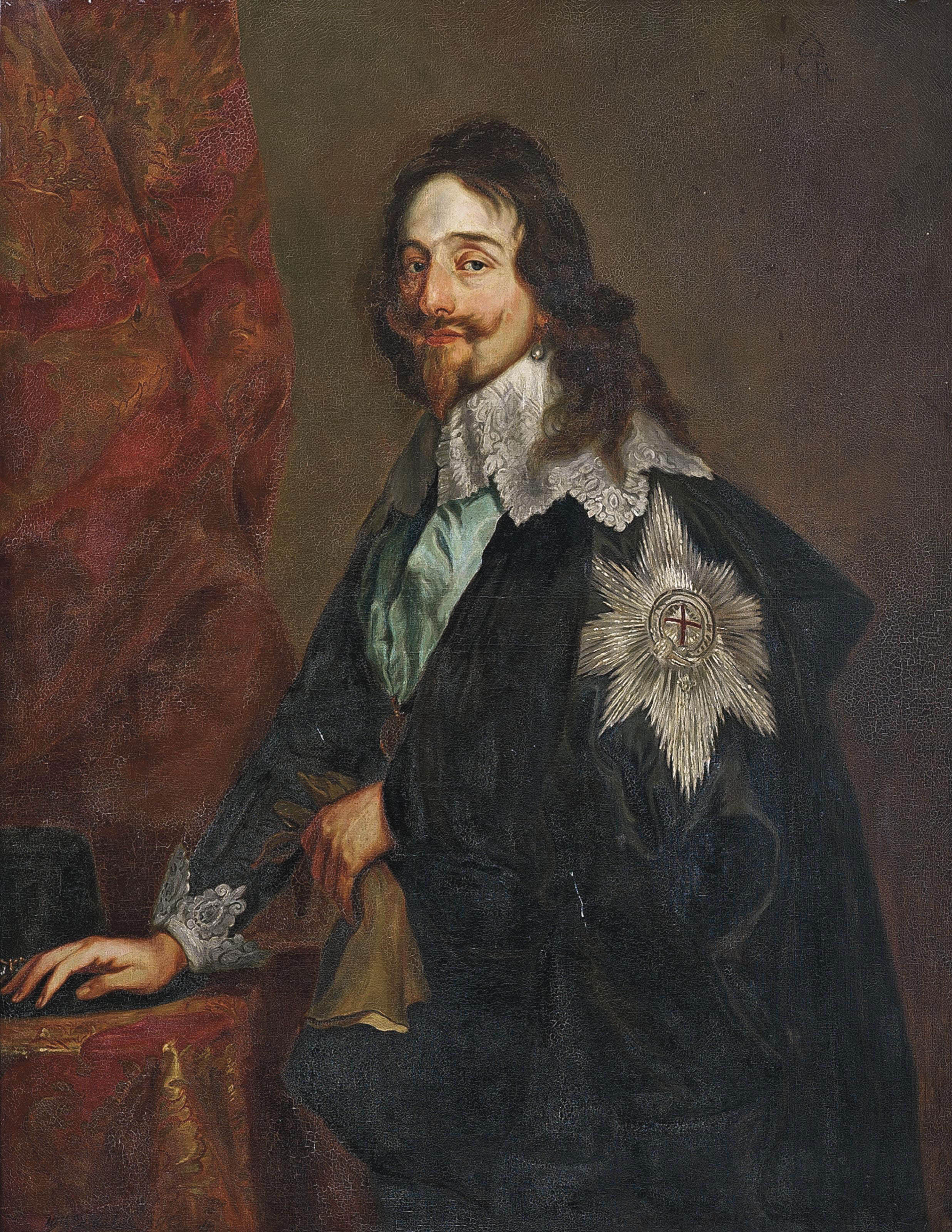 After Sir Anthony Van Dyck Portrait Of King Charles I 1600 1649